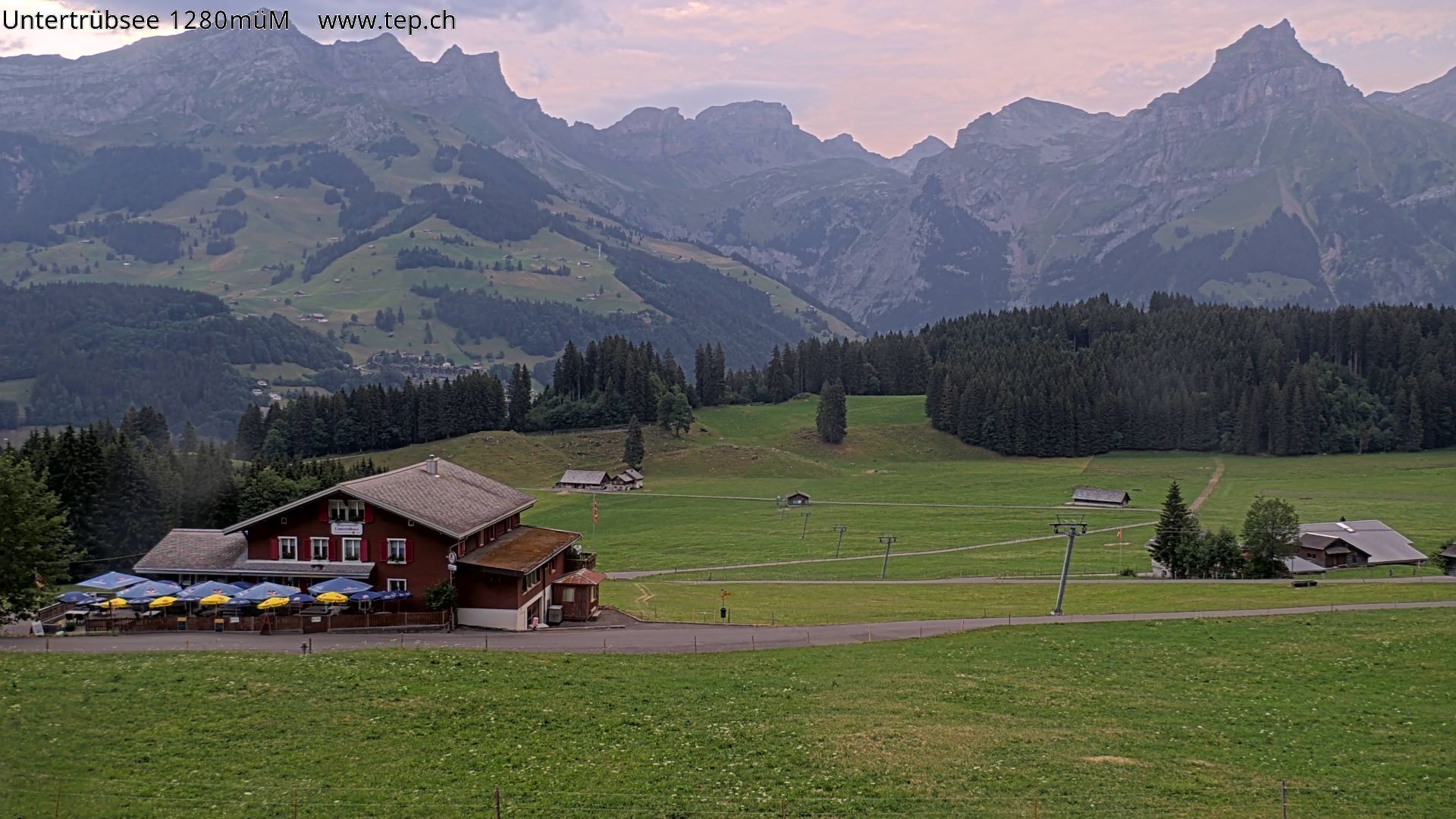 Archiv Foto Webcam Engelberg/Titlis: Restaurant Untertrübsee