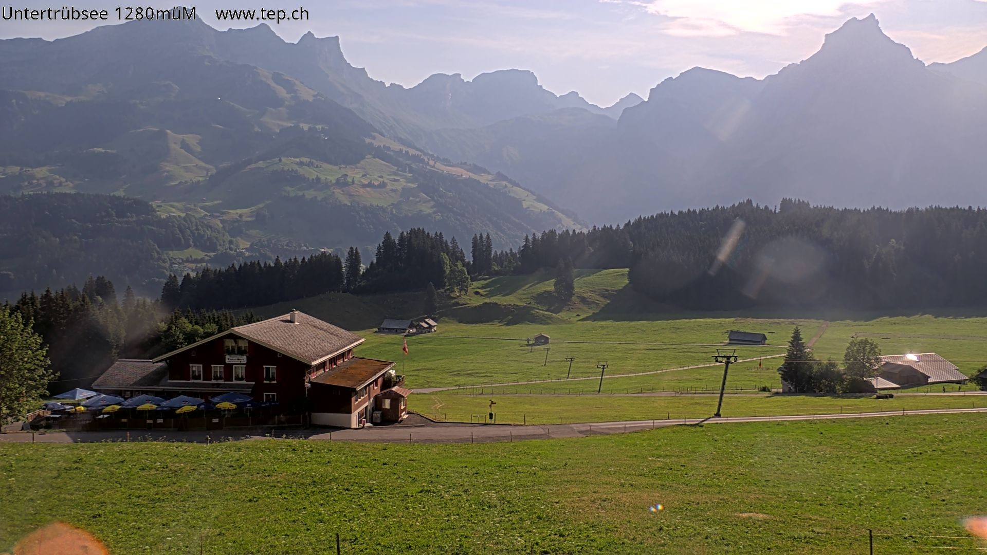 Archiv Foto Webcam Engelberg/Titlis: Restaurant Untertrübsee
