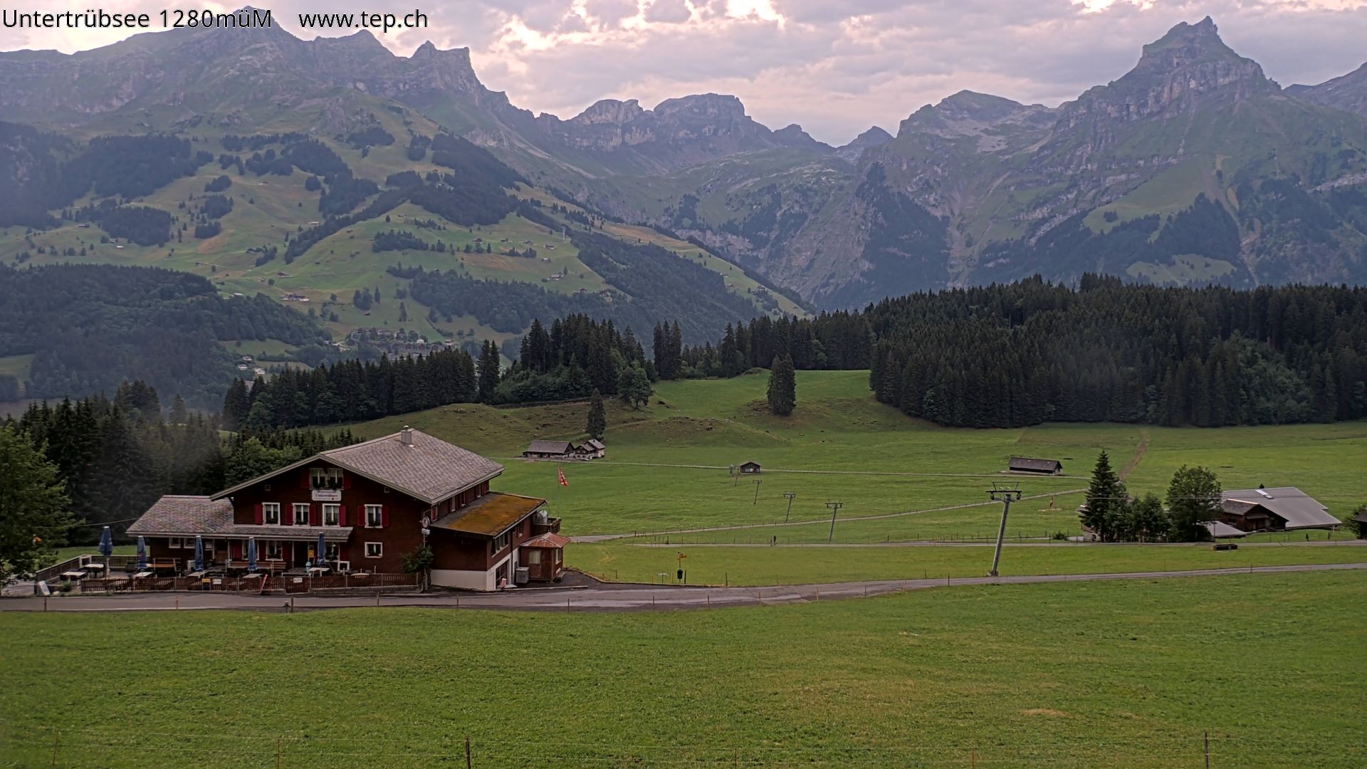 Archiv Foto Webcam Engelberg/Titlis: Restaurant Untertrübsee