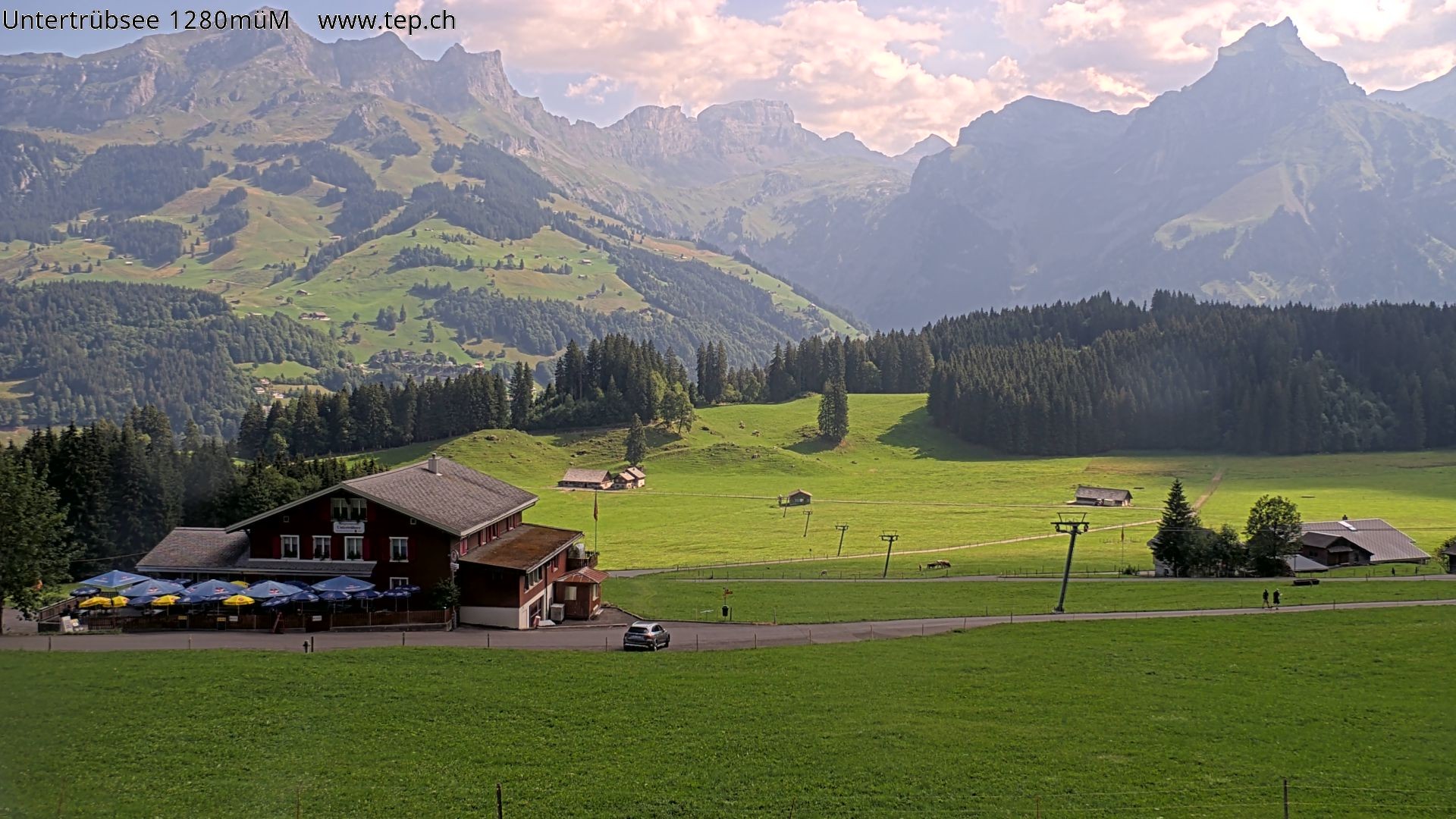 Archiv Foto Webcam Engelberg/Titlis: Restaurant Untertrübsee