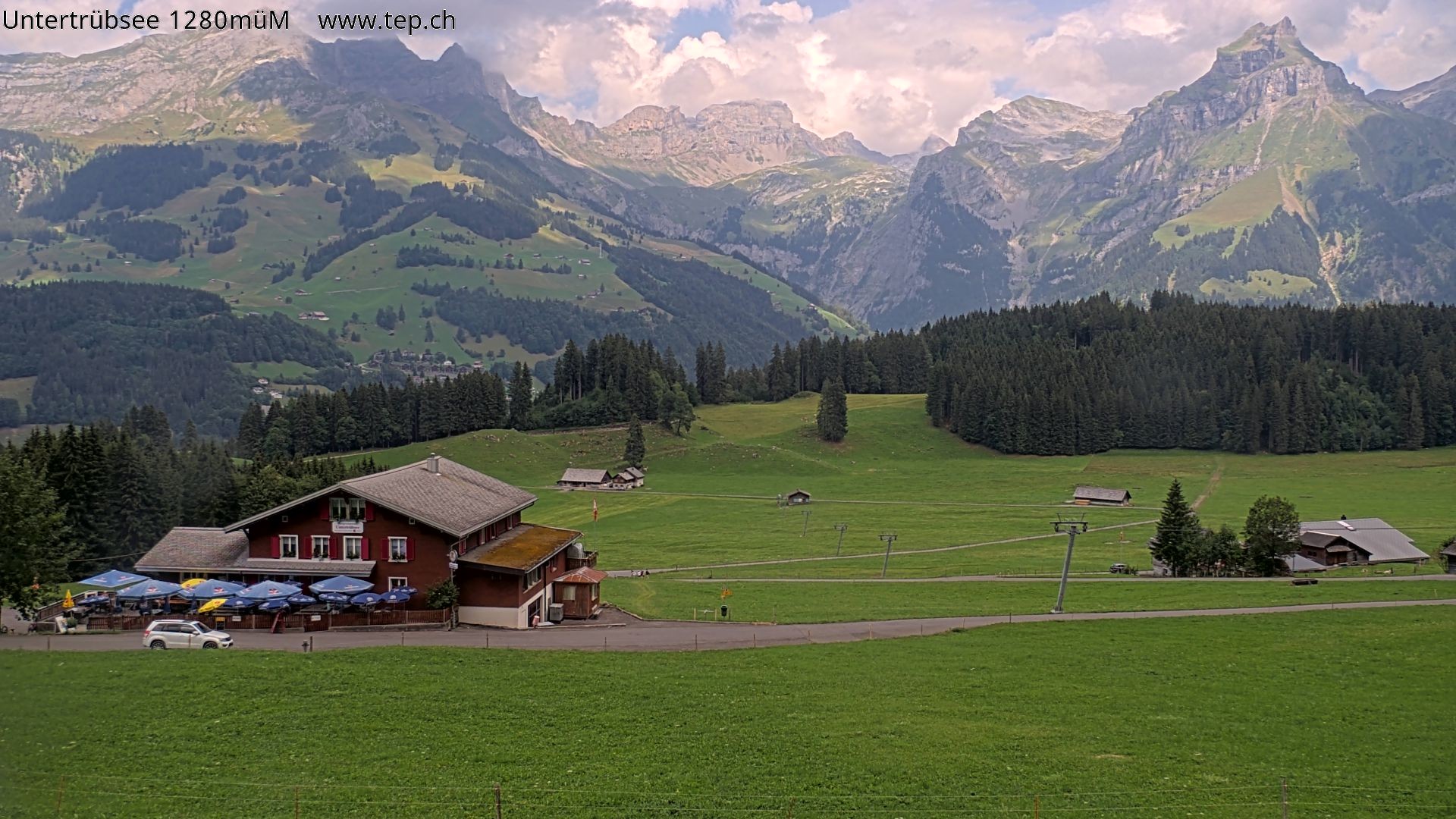 Archiv Foto Webcam Engelberg/Titlis: Restaurant Untertrübsee