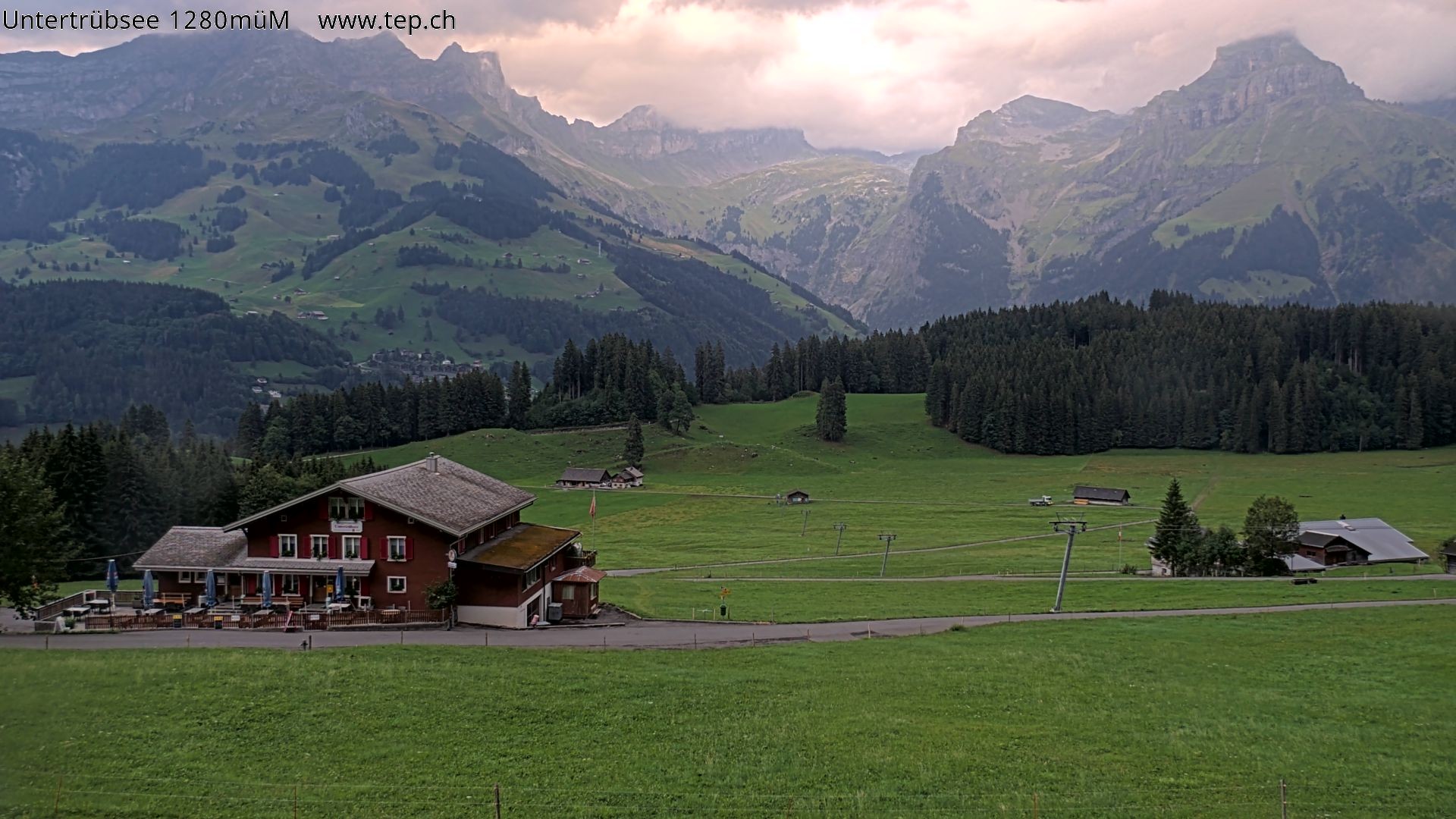 Archiv Foto Webcam Engelberg/Titlis: Restaurant Untertrübsee