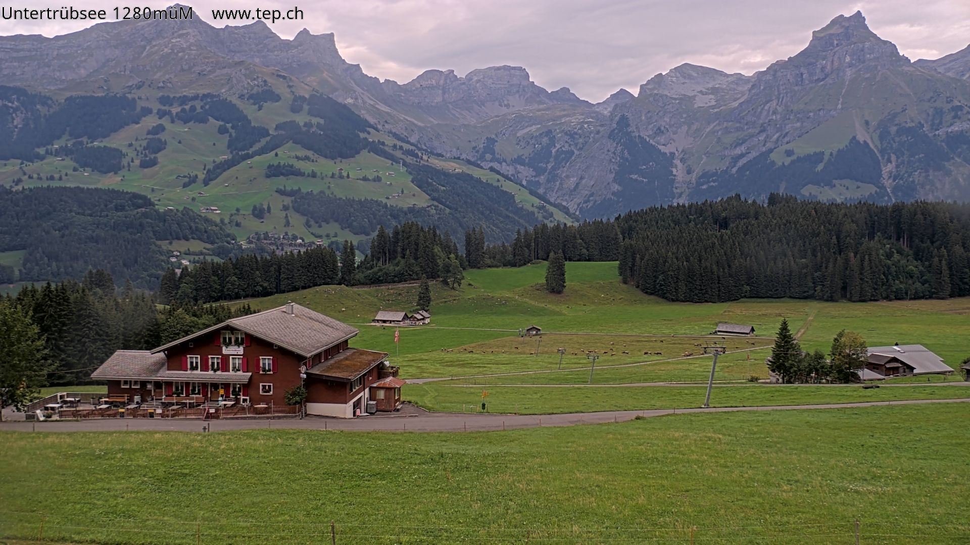 Archiv Foto Webcam Engelberg/Titlis: Restaurant Untertrübsee