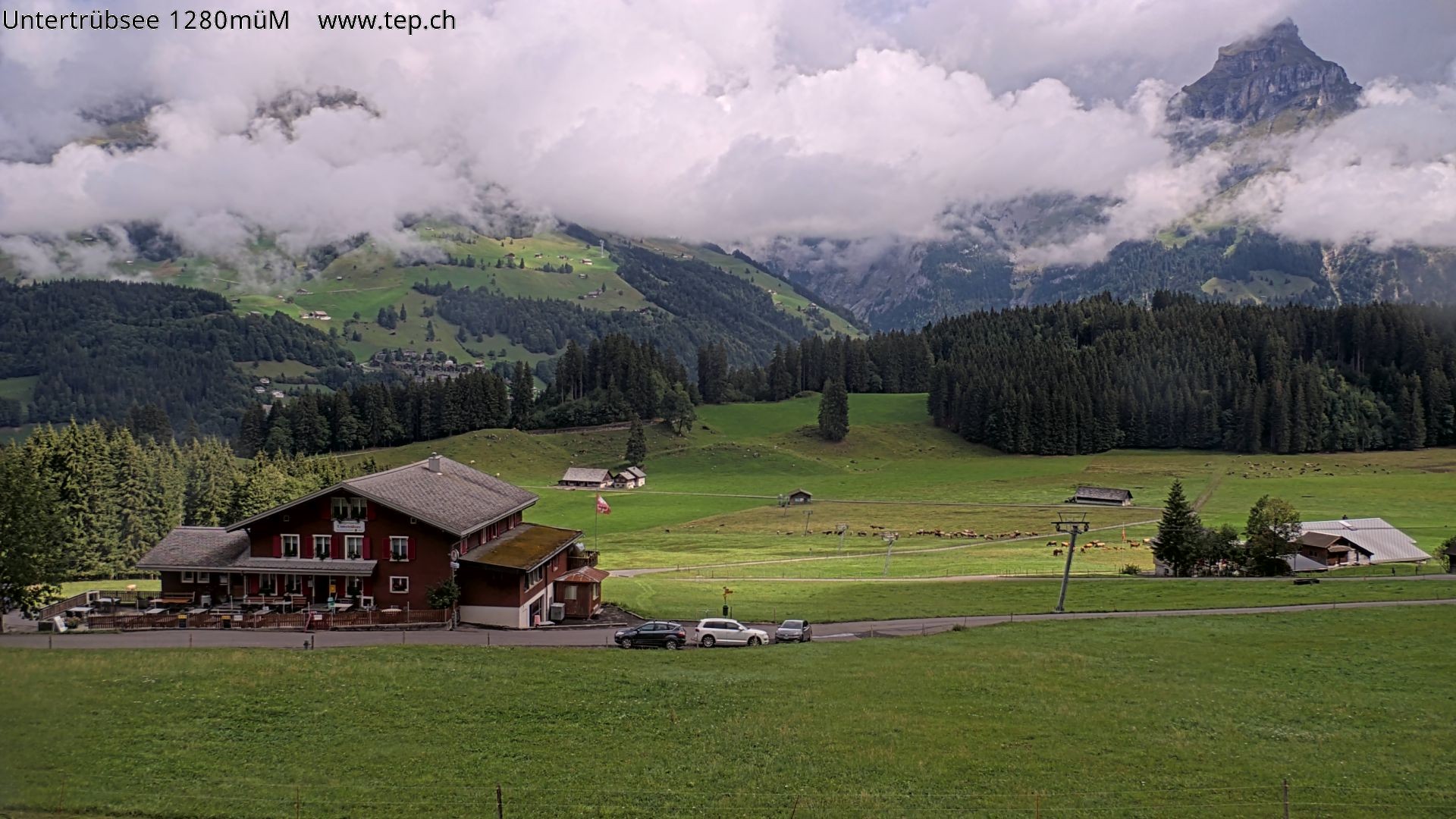 Archiv Foto Webcam Engelberg/Titlis: Restaurant Untertrübsee