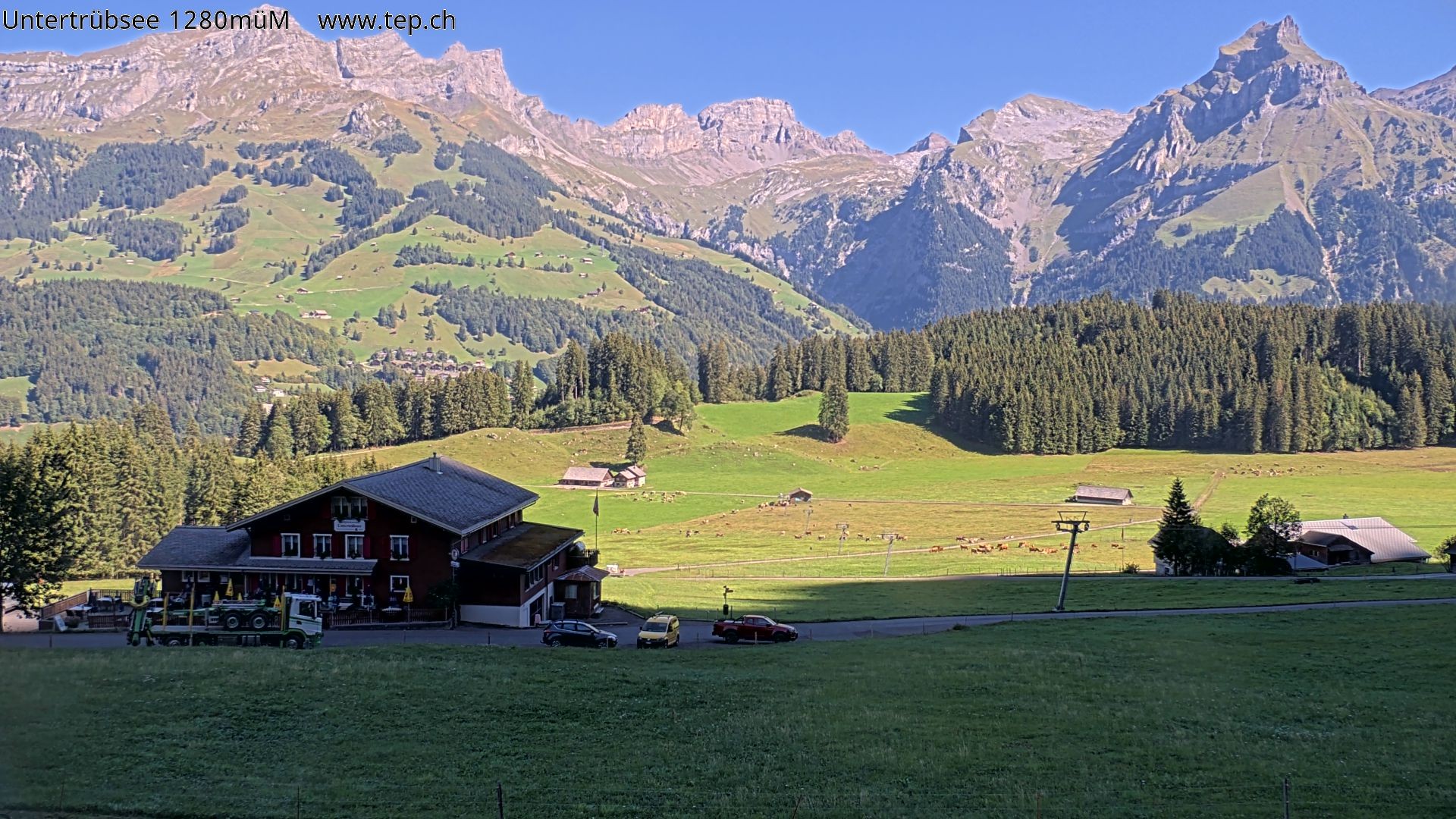 Archiv Foto Webcam Engelberg/Titlis: Restaurant Untertrübsee