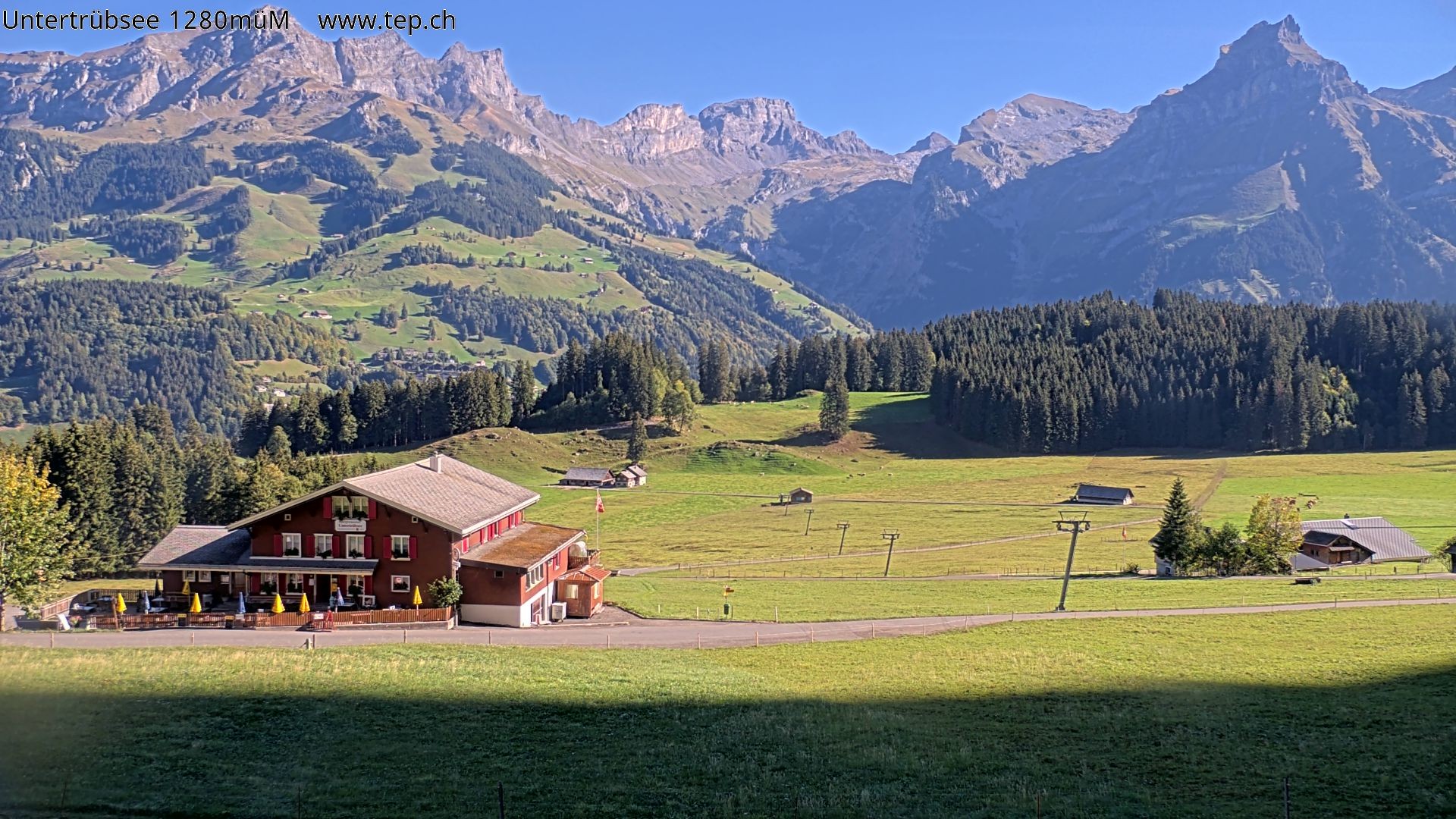 Archiv Foto Webcam Engelberg/Titlis: Restaurant Untertrübsee