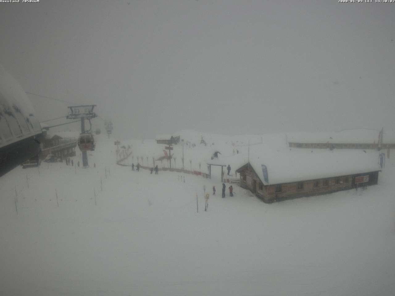 Archiv Foto Webcam Bergstation Gondel Blatten-Chiematte