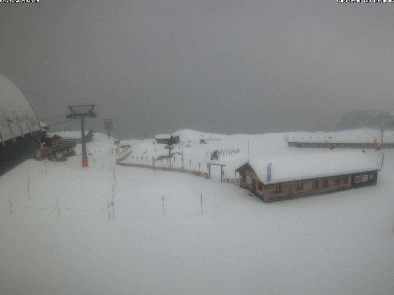 Archiv Foto Webcam Bergstation Gondel Blatten-Chiematte