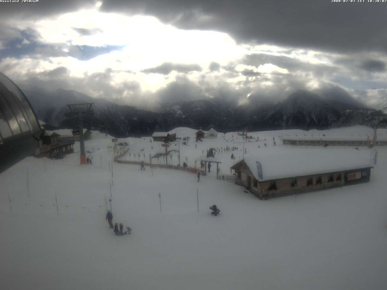 Archiv Foto Webcam Bergstation Gondel Blatten-Chiematte