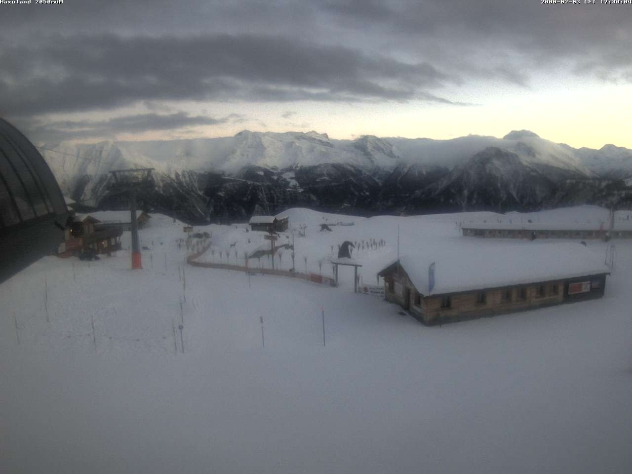 Archiv Foto Webcam Bergstation Gondel Blatten-Chiematte