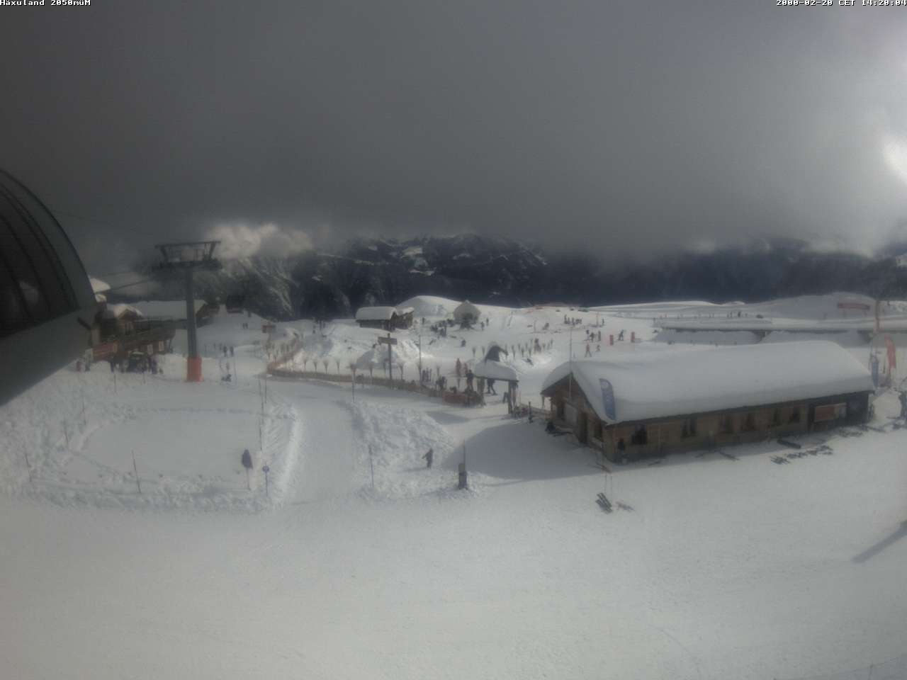 Archiv Foto Webcam Bergstation Gondel Blatten-Chiematte