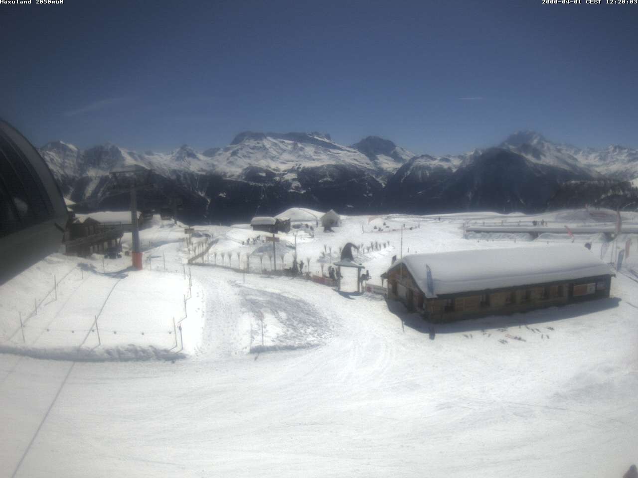 Archiv Foto Webcam Bergstation Gondel Blatten-Chiematte