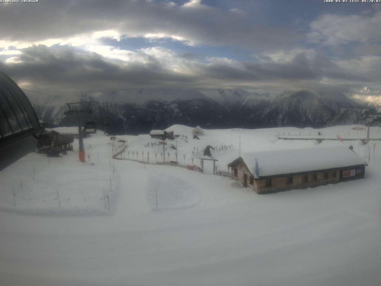 Archiv Foto Webcam Bergstation Gondel Blatten-Chiematte