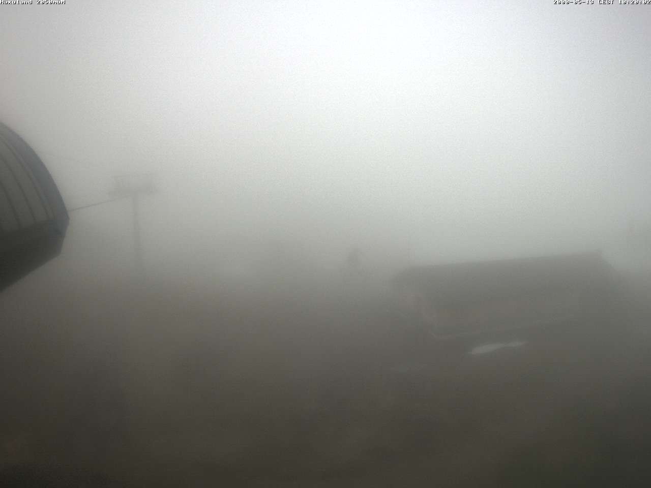 Archiv Foto Webcam Bergstation Gondel Blatten-Chiematte