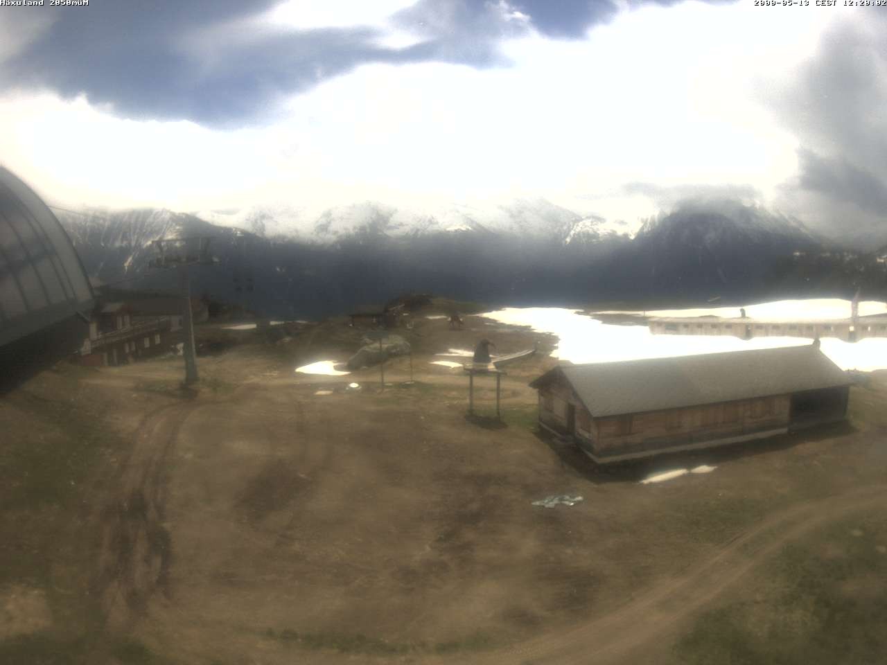 Archiv Foto Webcam Bergstation Gondel Blatten-Chiematte