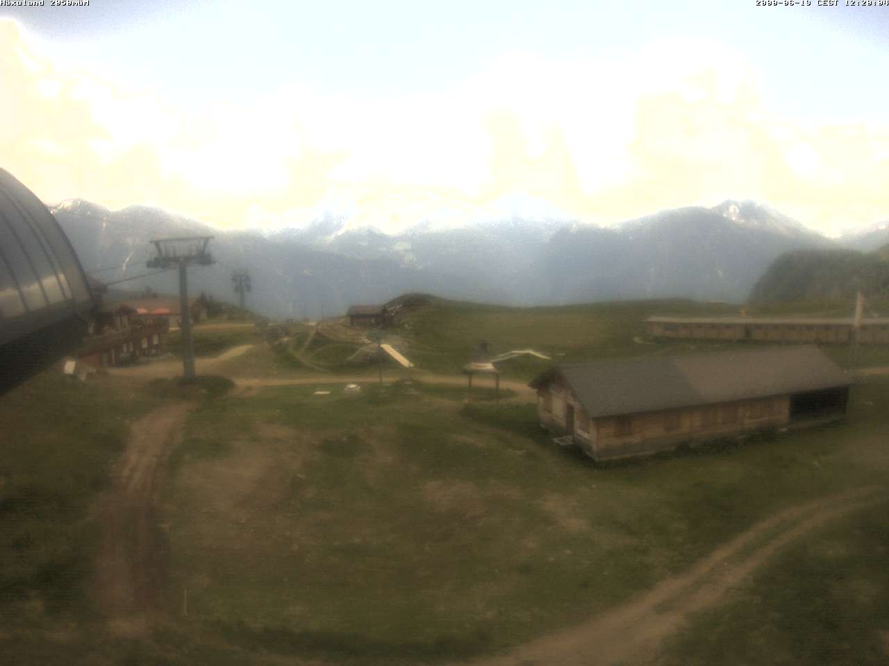Archiv Foto Webcam Bergstation Gondel Blatten-Chiematte