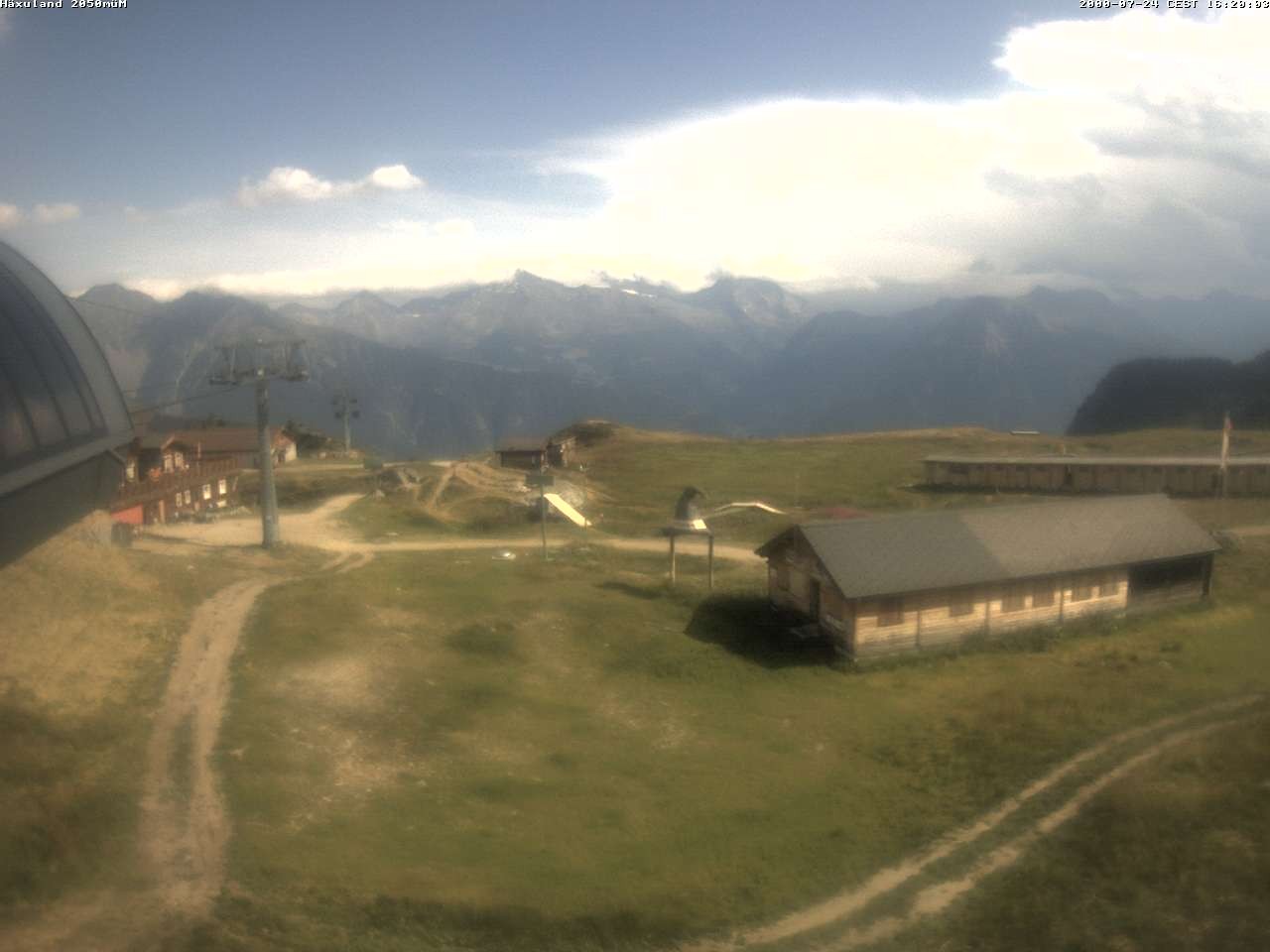 Archiv Foto Webcam Bergstation Gondel Blatten-Chiematte