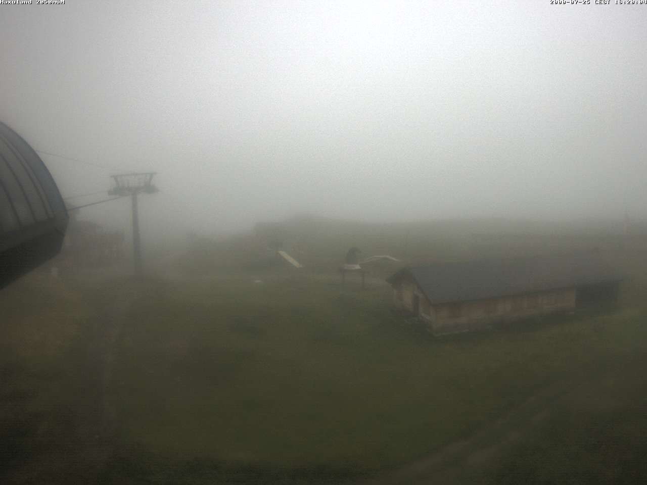 Archiv Foto Webcam Bergstation Gondel Blatten-Chiematte