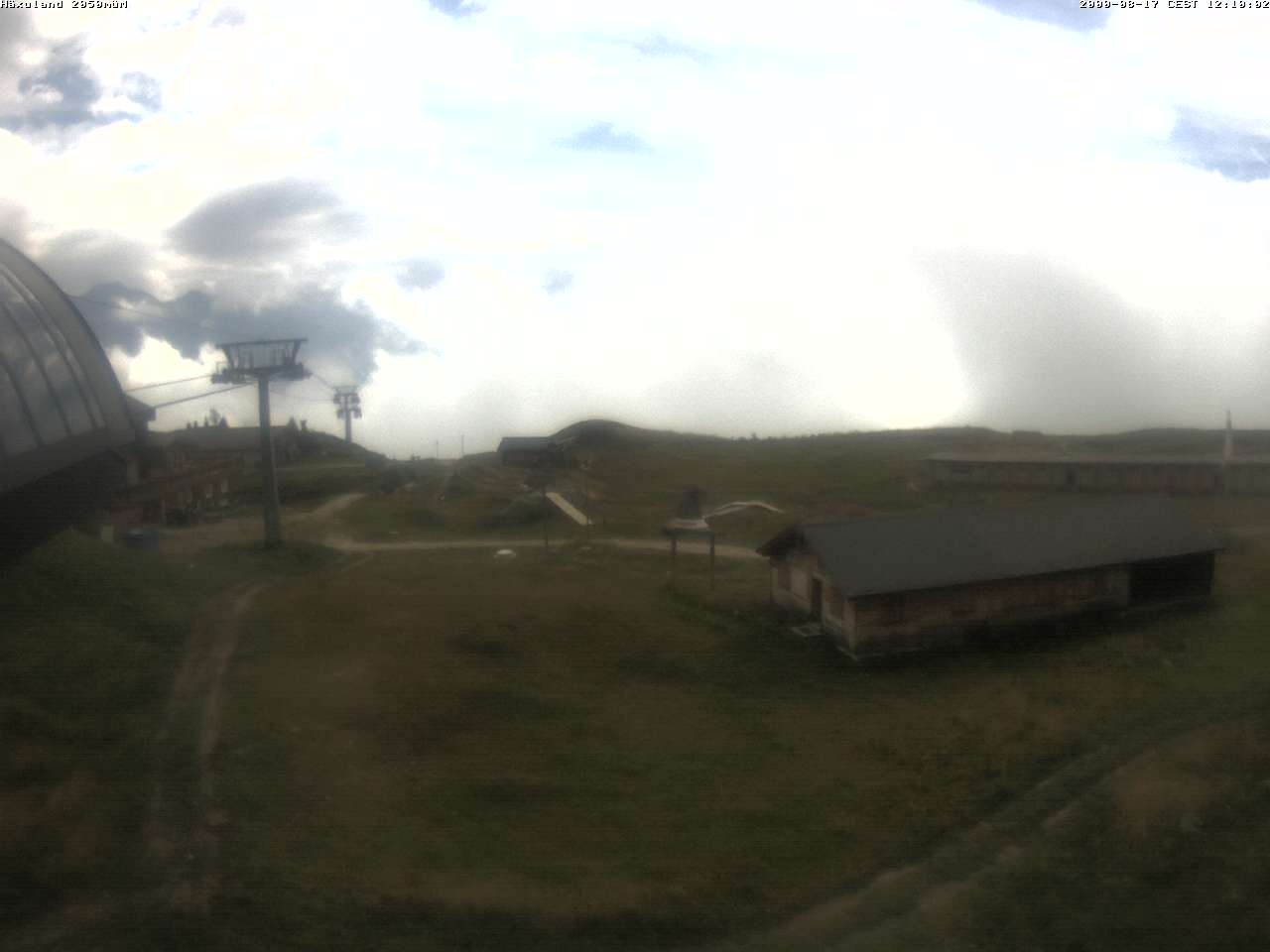 Archiv Foto Webcam Bergstation Gondel Blatten-Chiematte