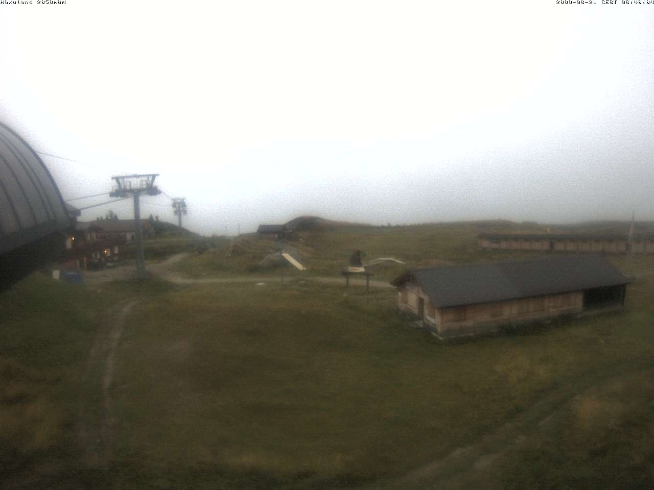 Archiv Foto Webcam Bergstation Gondel Blatten-Chiematte