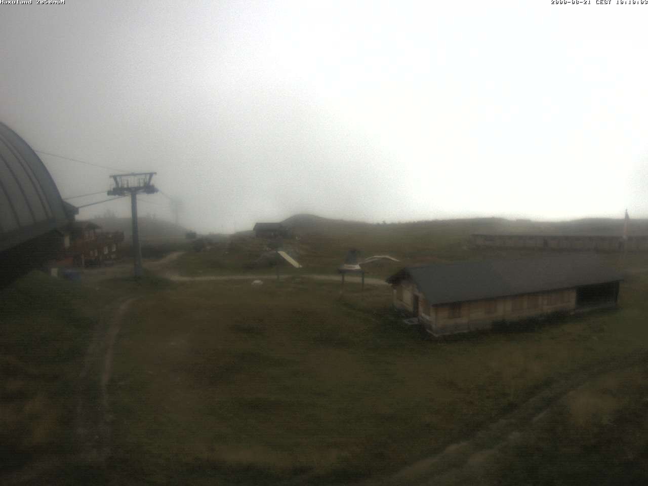 Archiv Foto Webcam Bergstation Gondel Blatten-Chiematte