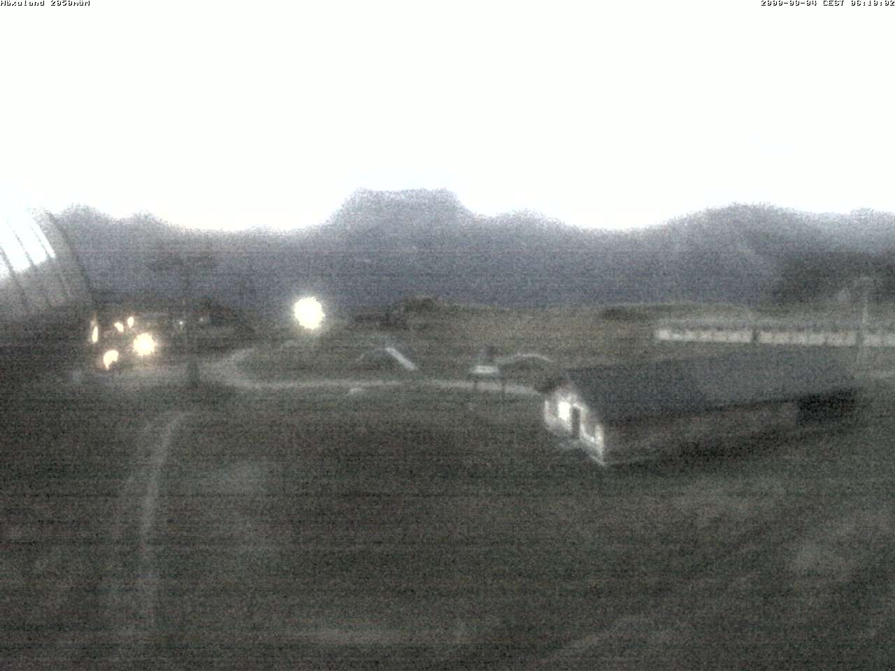 Archiv Foto Webcam Bergstation Gondel Blatten-Chiematte