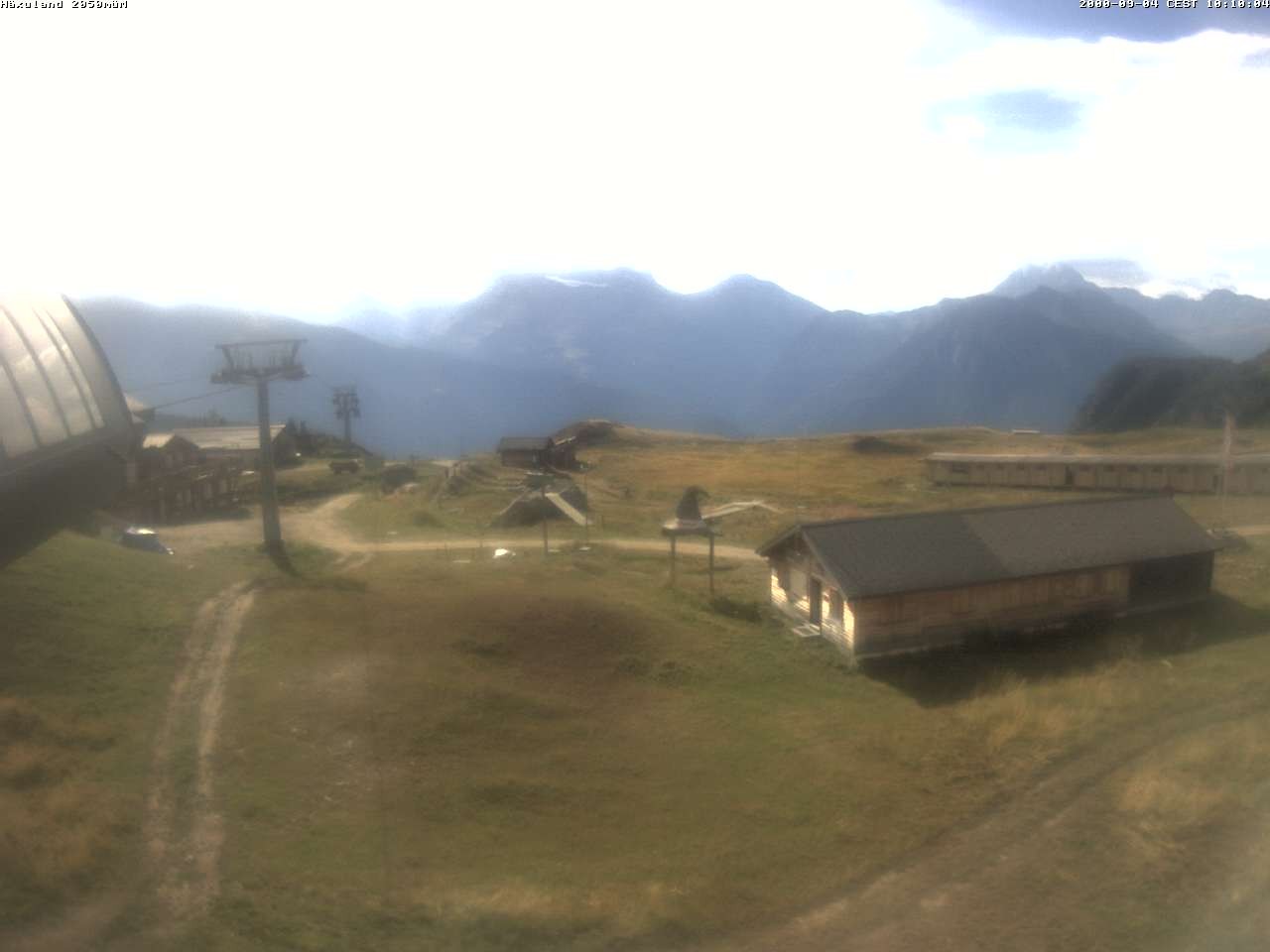 Archiv Foto Webcam Bergstation Gondel Blatten-Chiematte