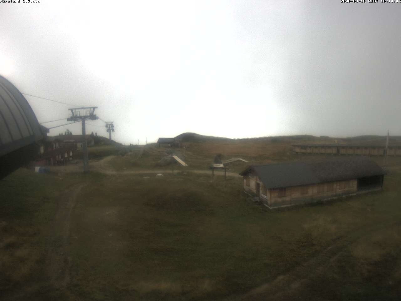 Archiv Foto Webcam Bergstation Gondel Blatten-Chiematte