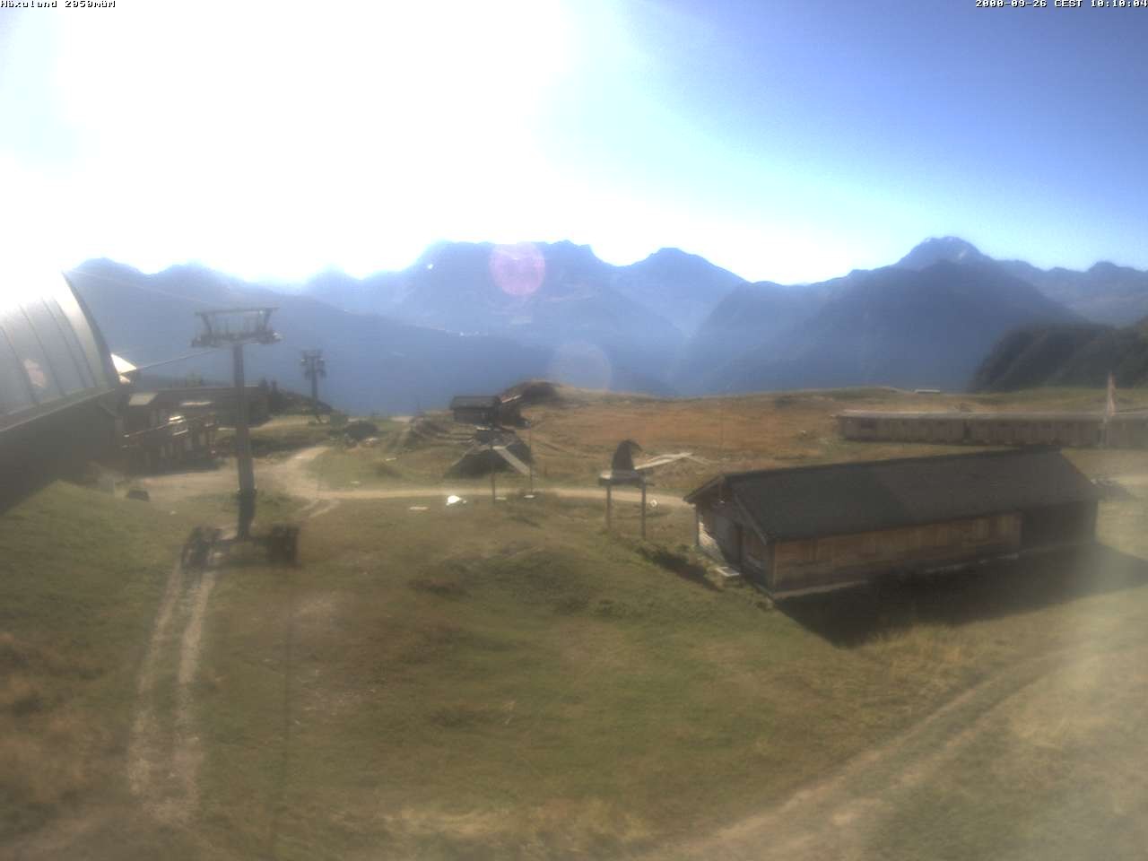 Archiv Foto Webcam Bergstation Gondel Blatten-Chiematte