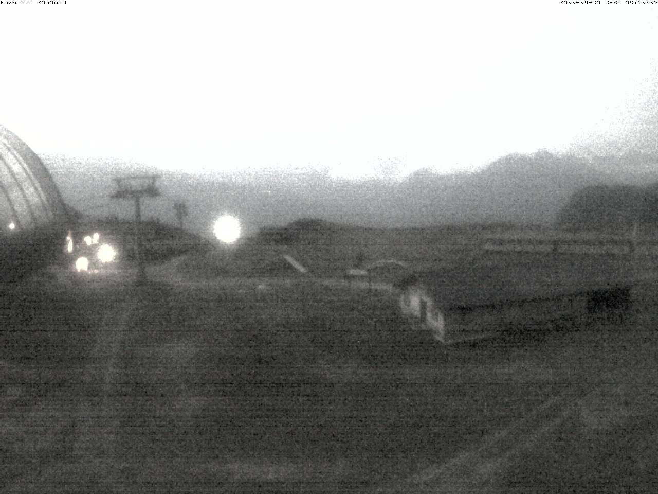Archiv Foto Webcam Bergstation Gondel Blatten-Chiematte