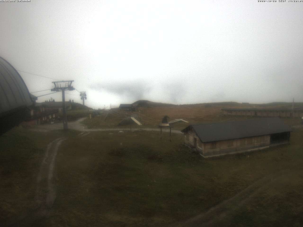 Archiv Foto Webcam Bergstation Gondel Blatten-Chiematte