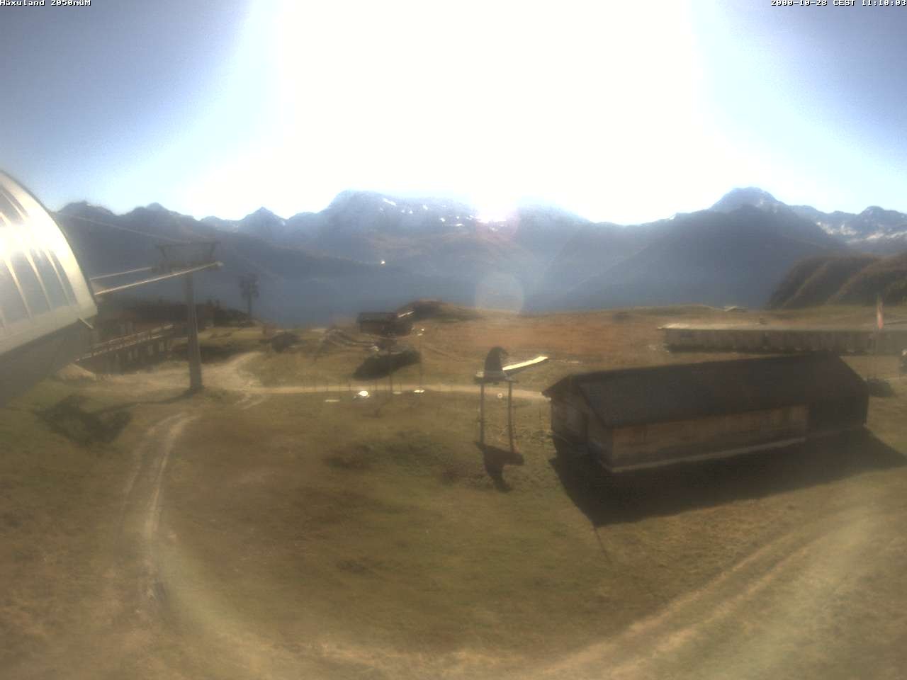 Archiv Foto Webcam Bergstation Gondel Blatten-Chiematte