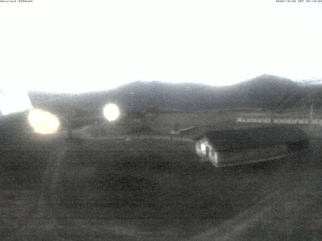 Archiv Foto Webcam Bergstation Gondel Blatten-Chiematte