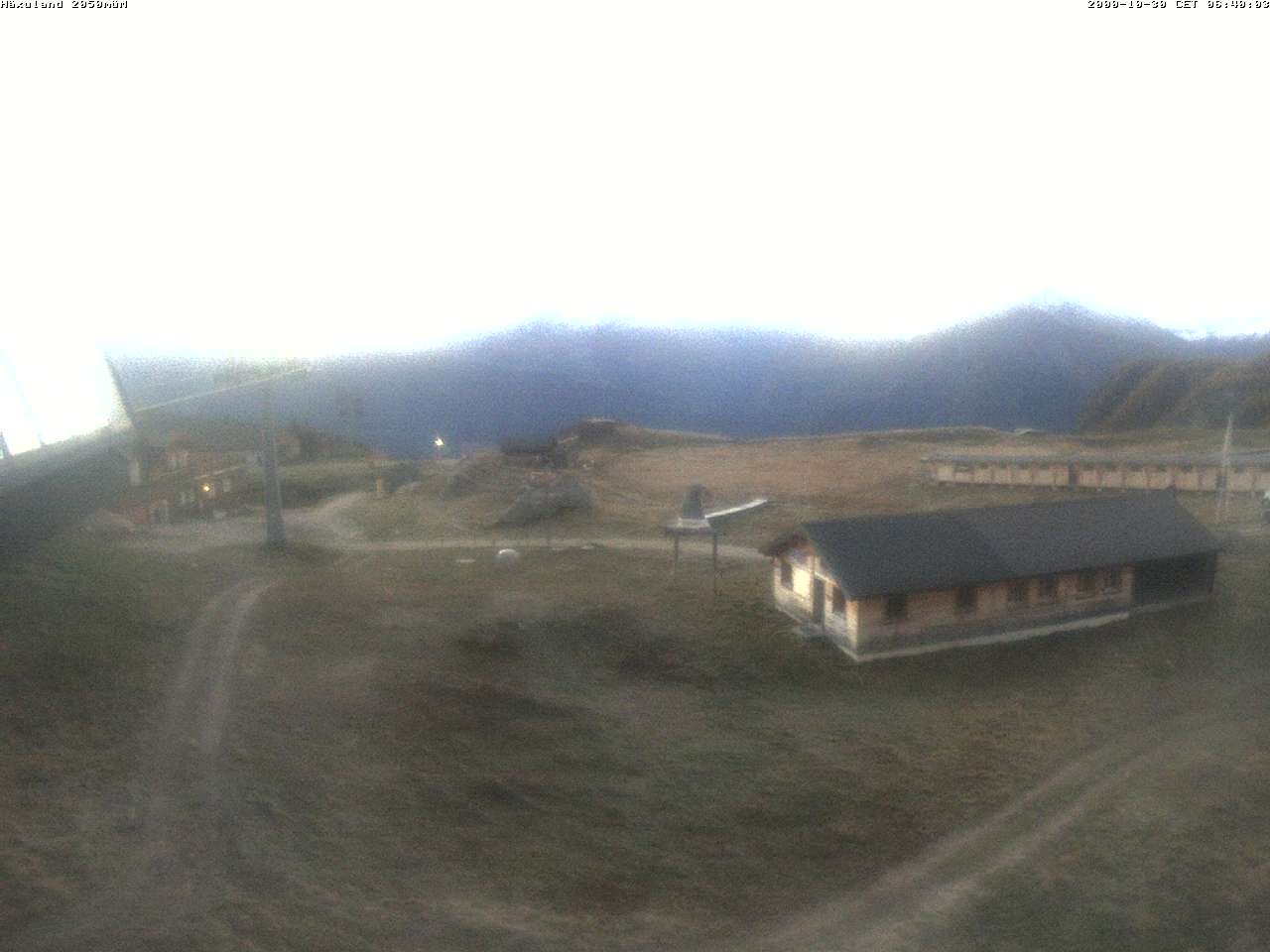 Archiv Foto Webcam Bergstation Gondel Blatten-Chiematte