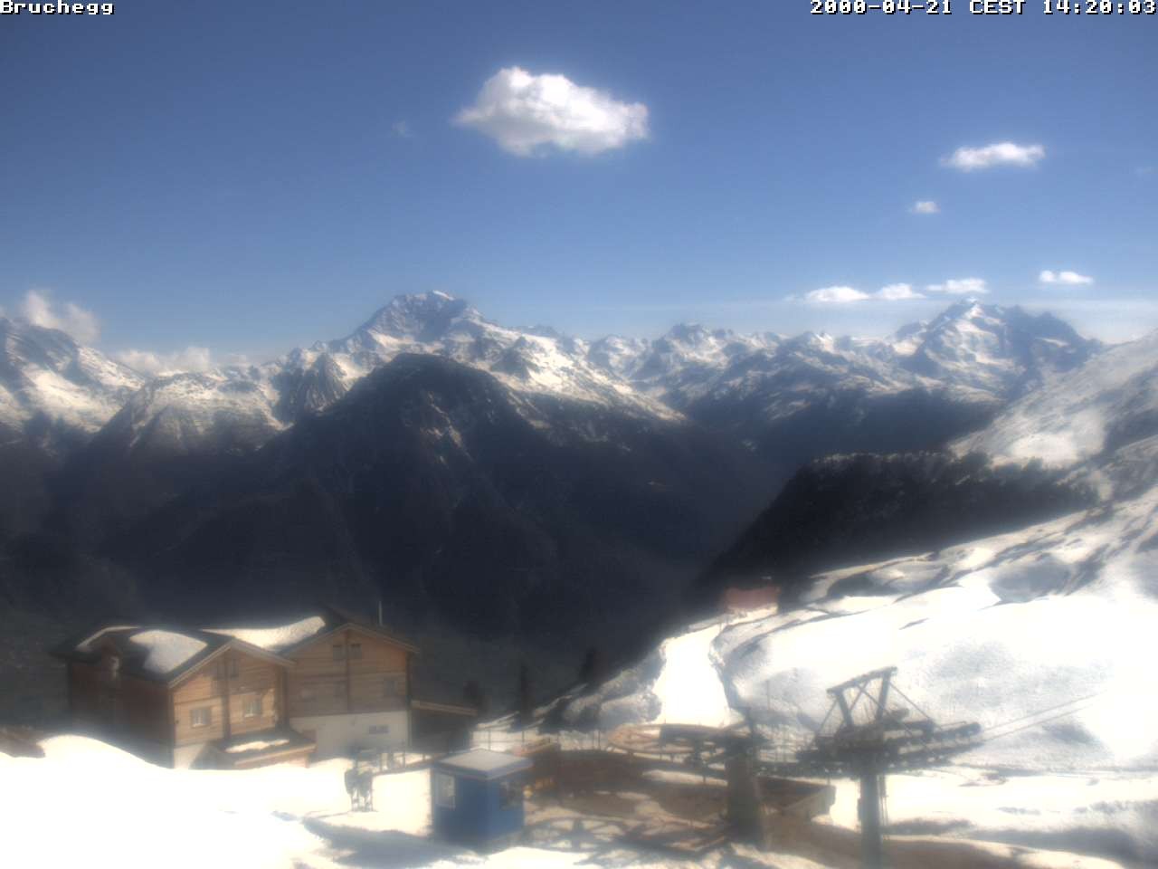 Archiv Foto Webcam Bruchegg (2.130 m)