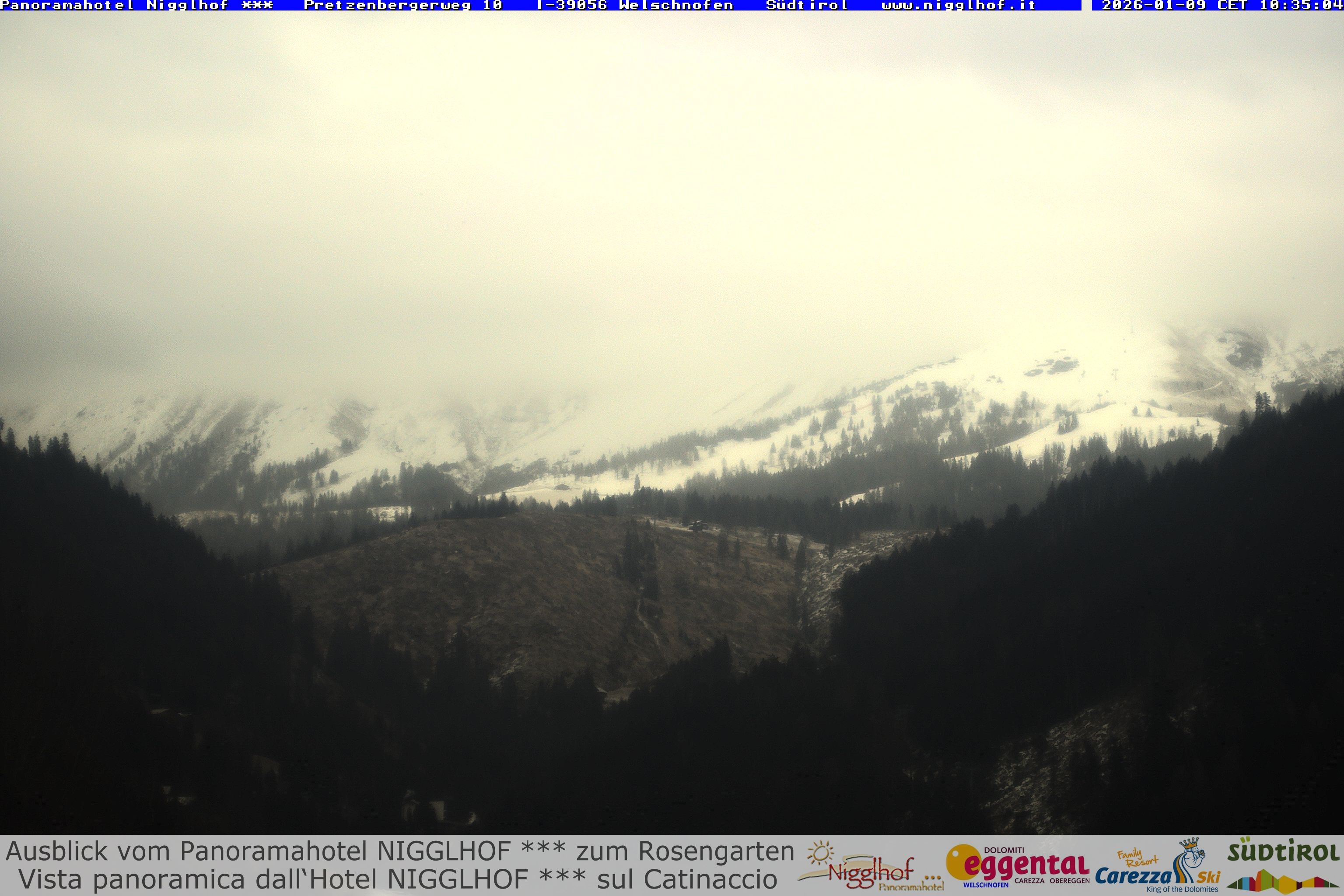 Archived image Webcam Welschnofen: Hotel Nigglhof