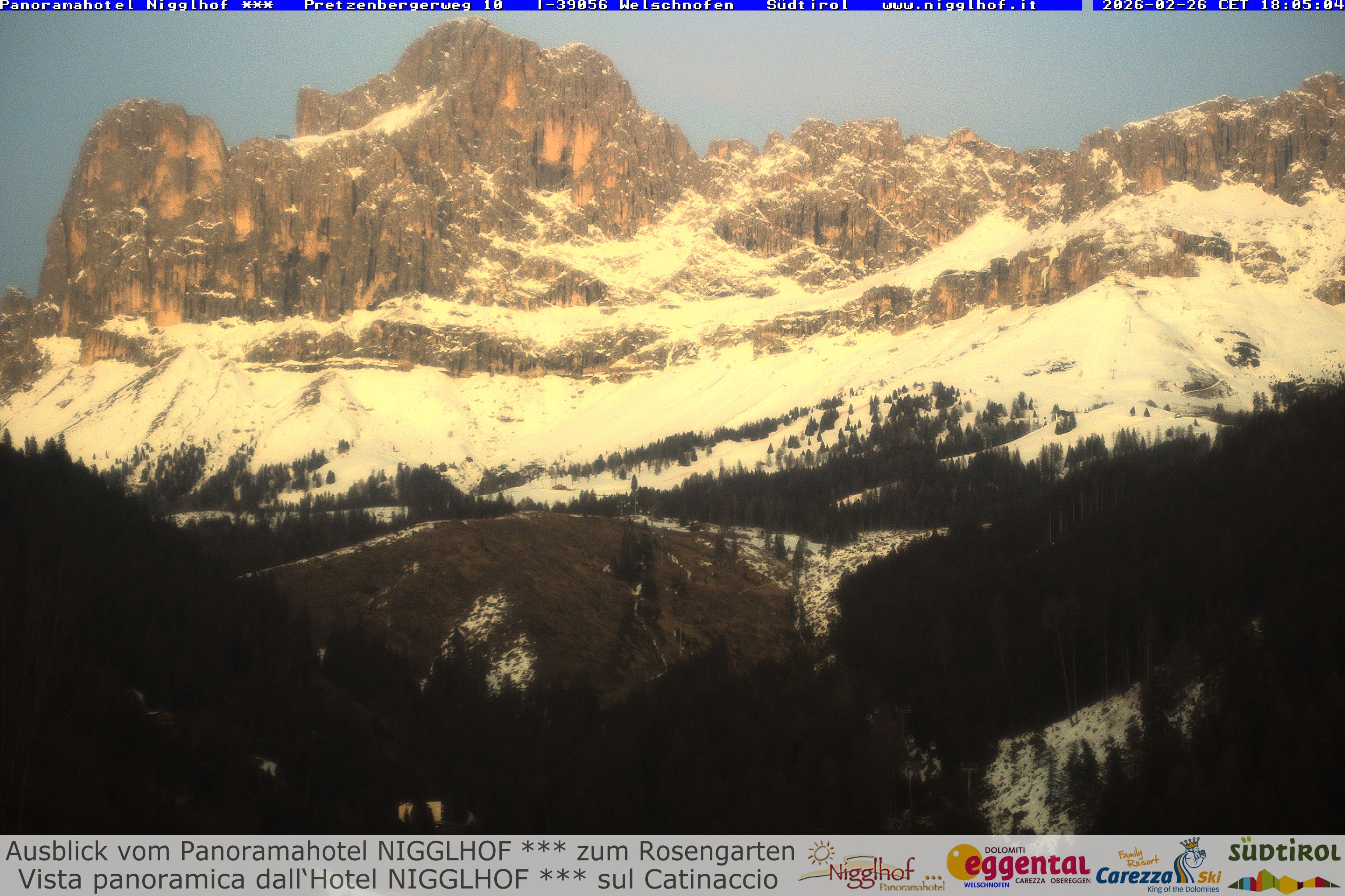 Archived image Webcam Welschnofen: Hotel Nigglhof