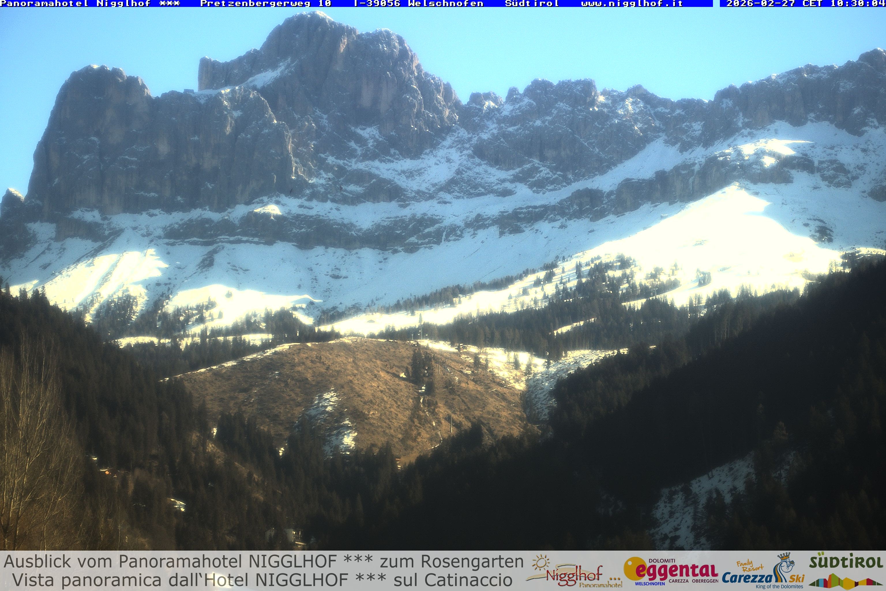 Archived image Webcam Welschnofen: Hotel Nigglhof