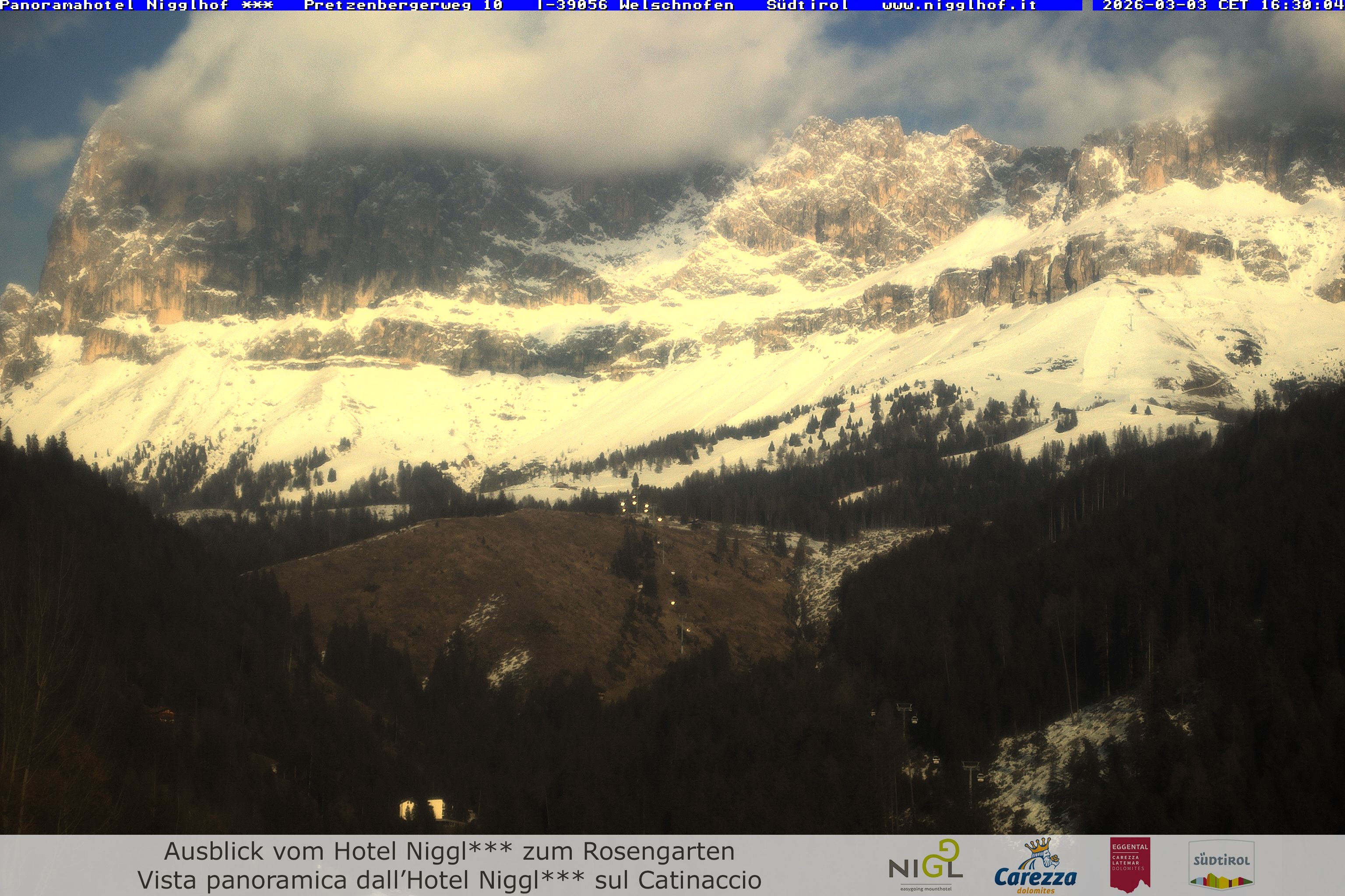 Archiv Foto Webcam Welschnofen: Hotel Nigglhof