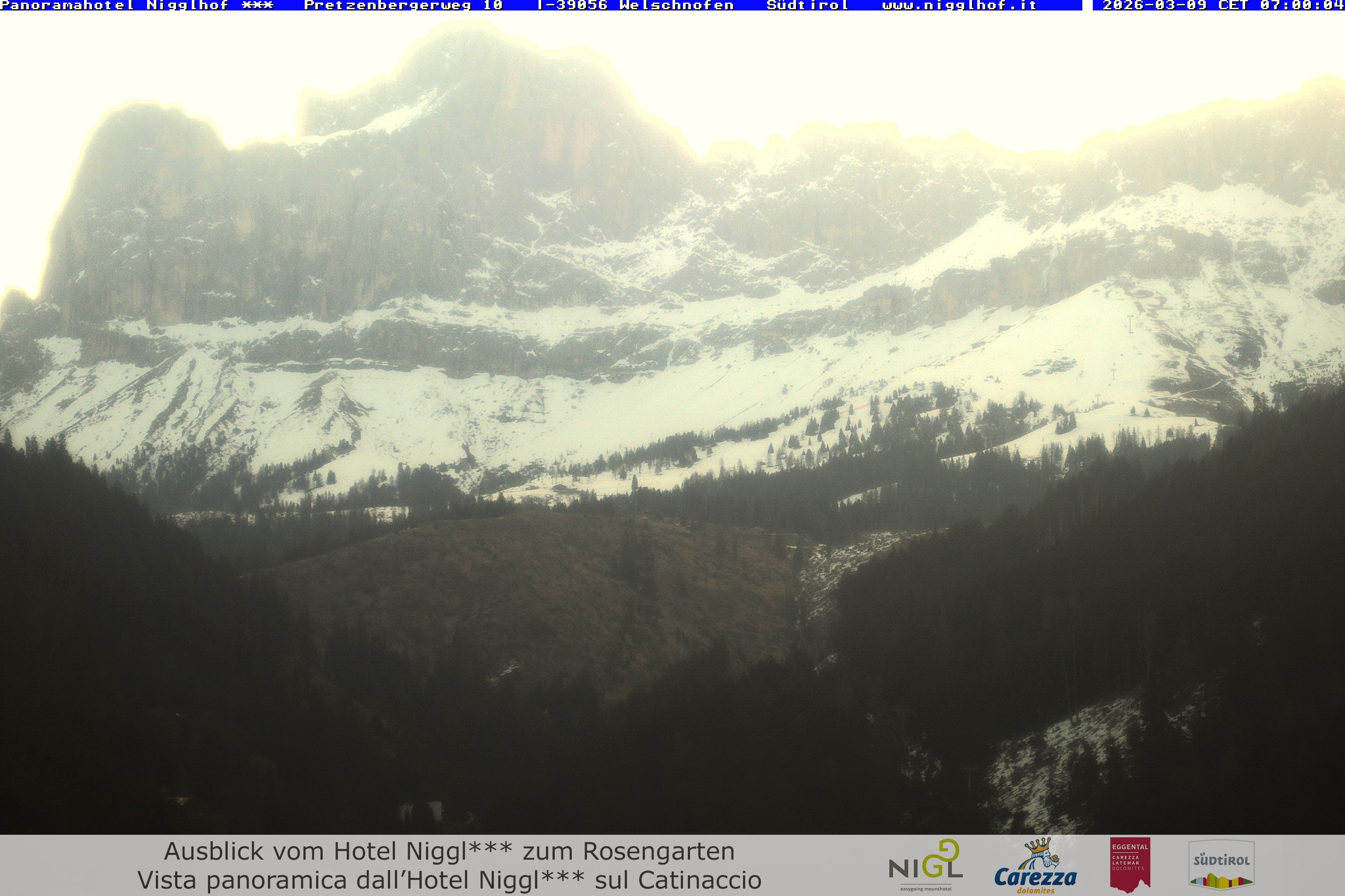 Archiv Foto Webcam Welschnofen: Hotel Nigglhof