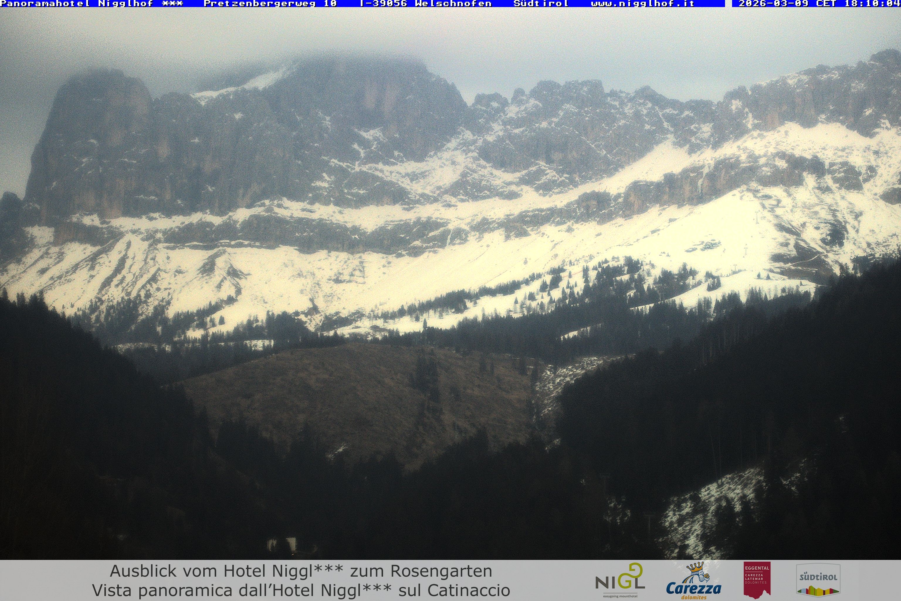 Archiv Foto Webcam Welschnofen: Hotel Nigglhof