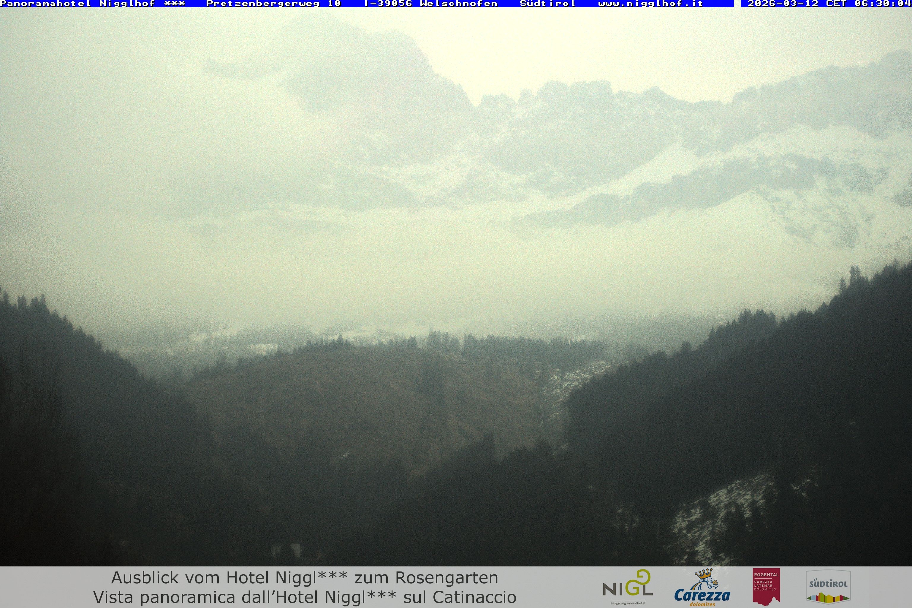 Archived image Webcam Welschnofen: Hotel Nigglhof