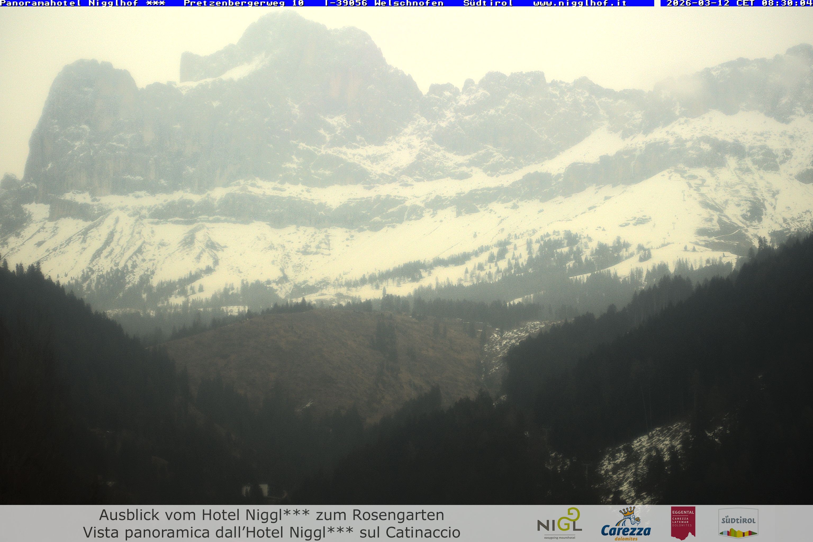 Archived image Webcam Welschnofen: Hotel Nigglhof