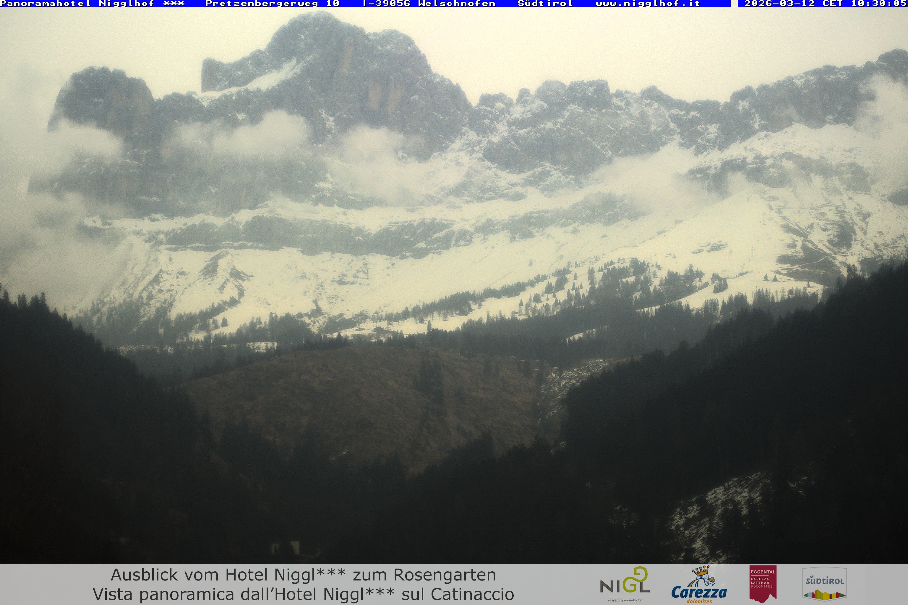 Archived image Webcam Welschnofen: Hotel Nigglhof