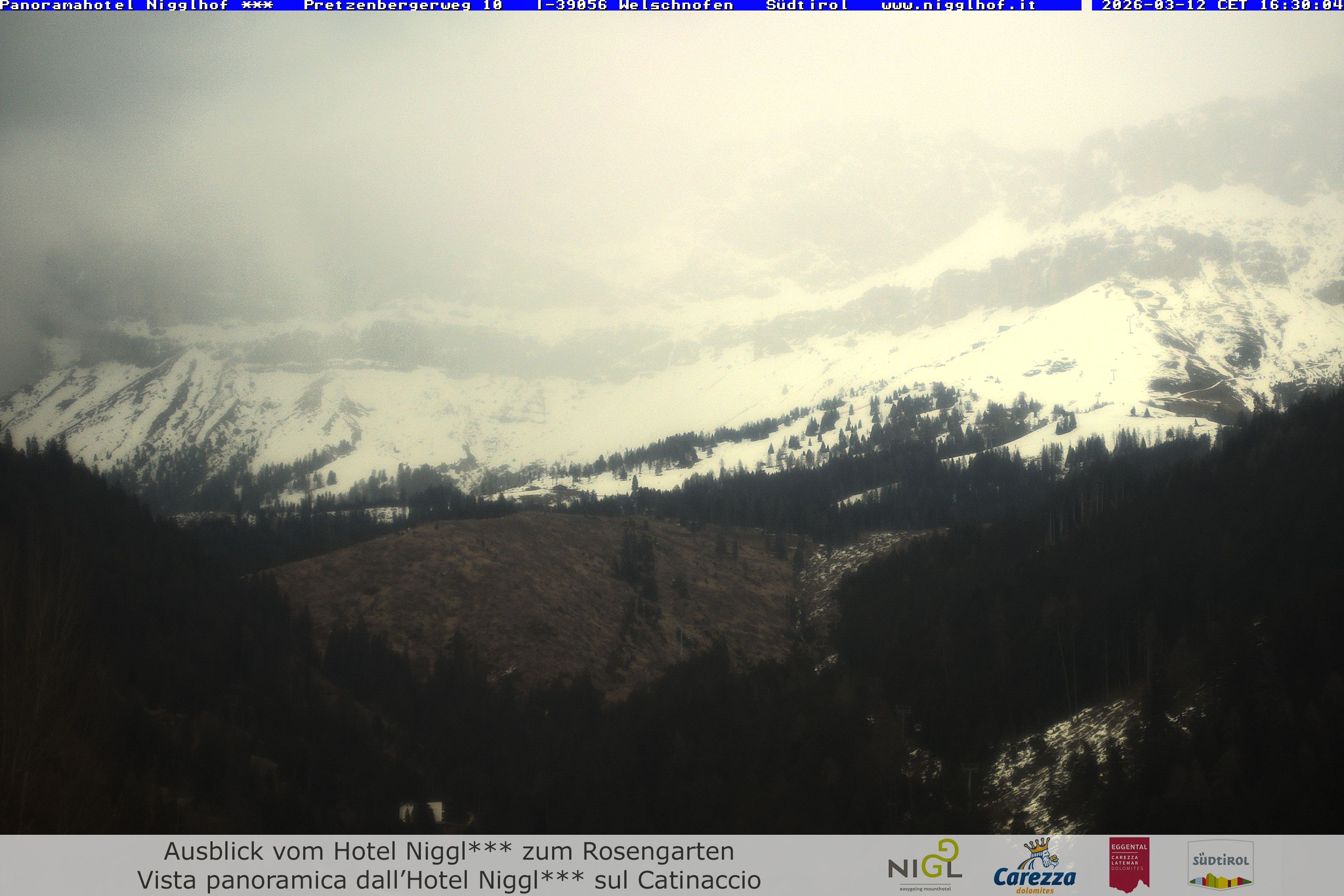 Archived image Webcam Welschnofen: Hotel Nigglhof