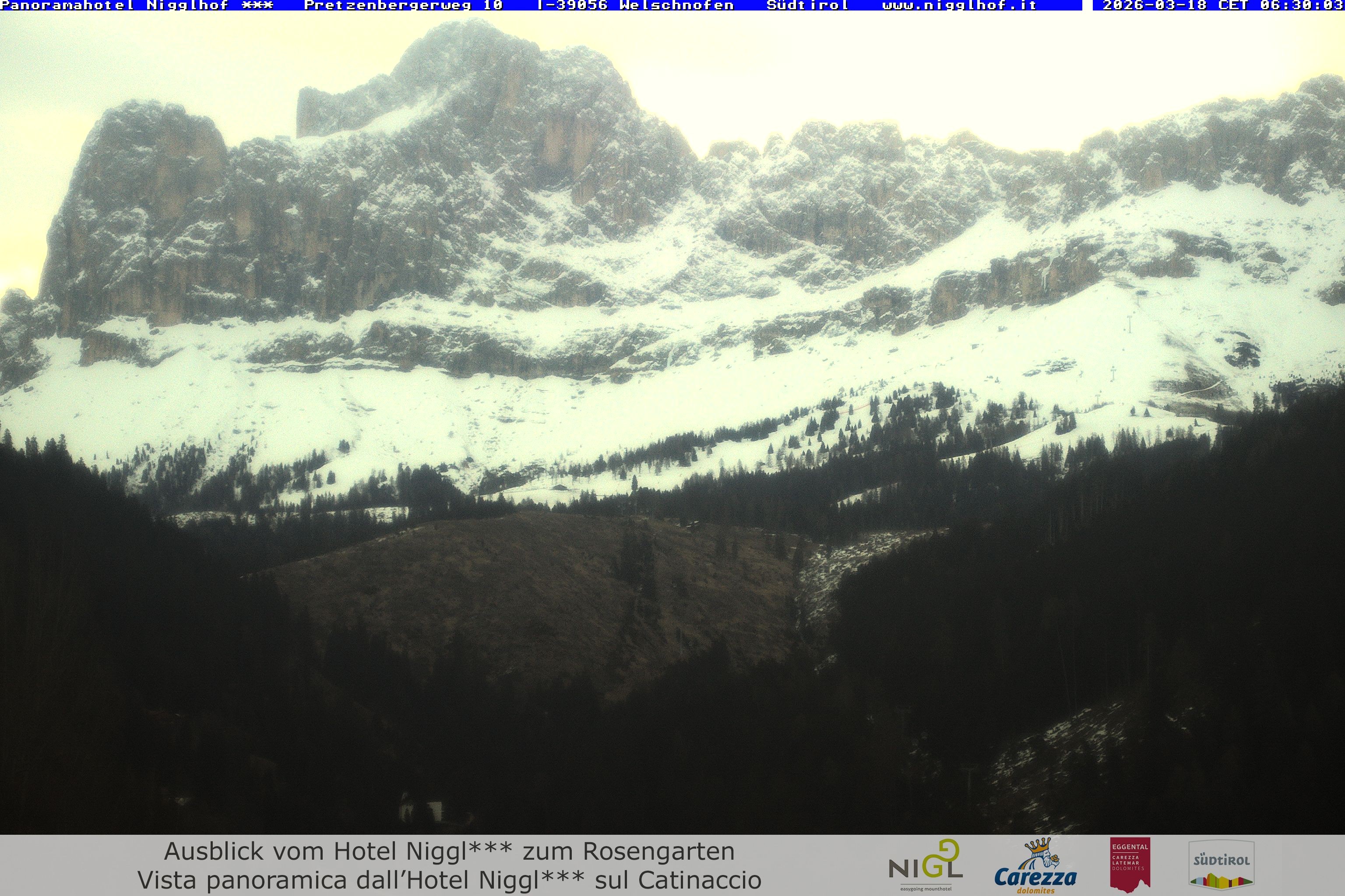 Archiv Foto Webcam Welschnofen: Hotel Nigglhof