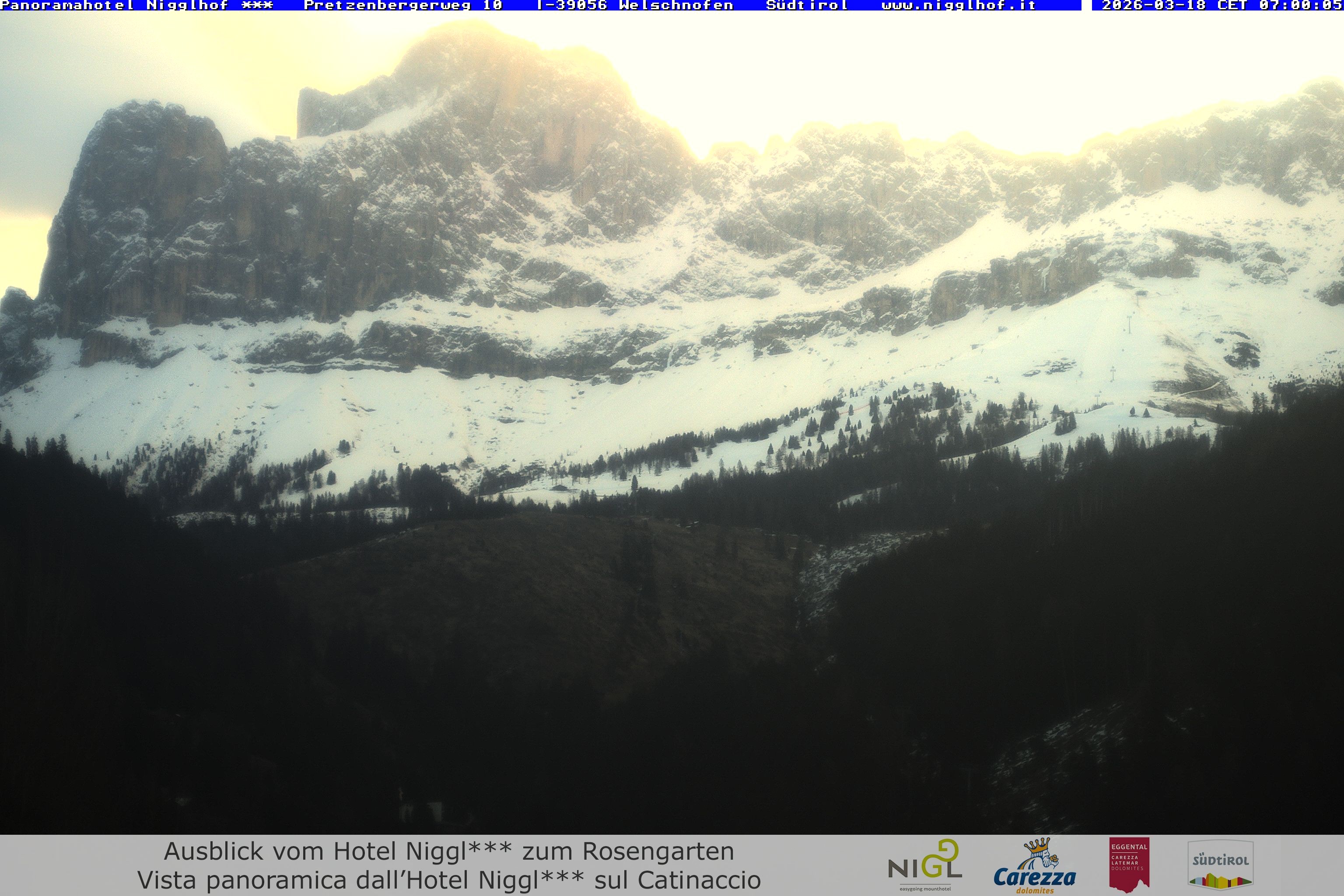 Archiv Foto Webcam Welschnofen: Hotel Nigglhof