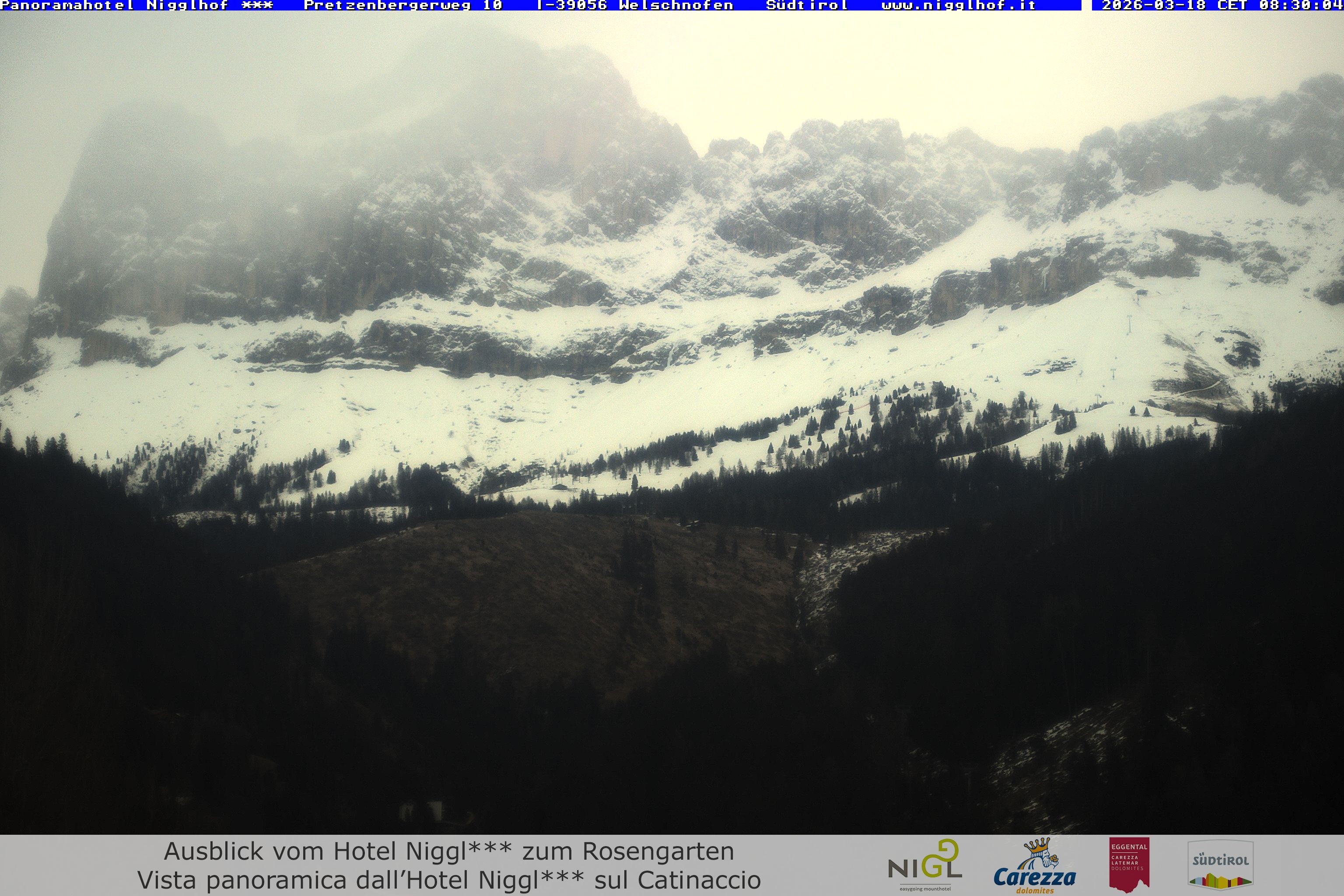 Archiv Foto Webcam Welschnofen: Hotel Nigglhof