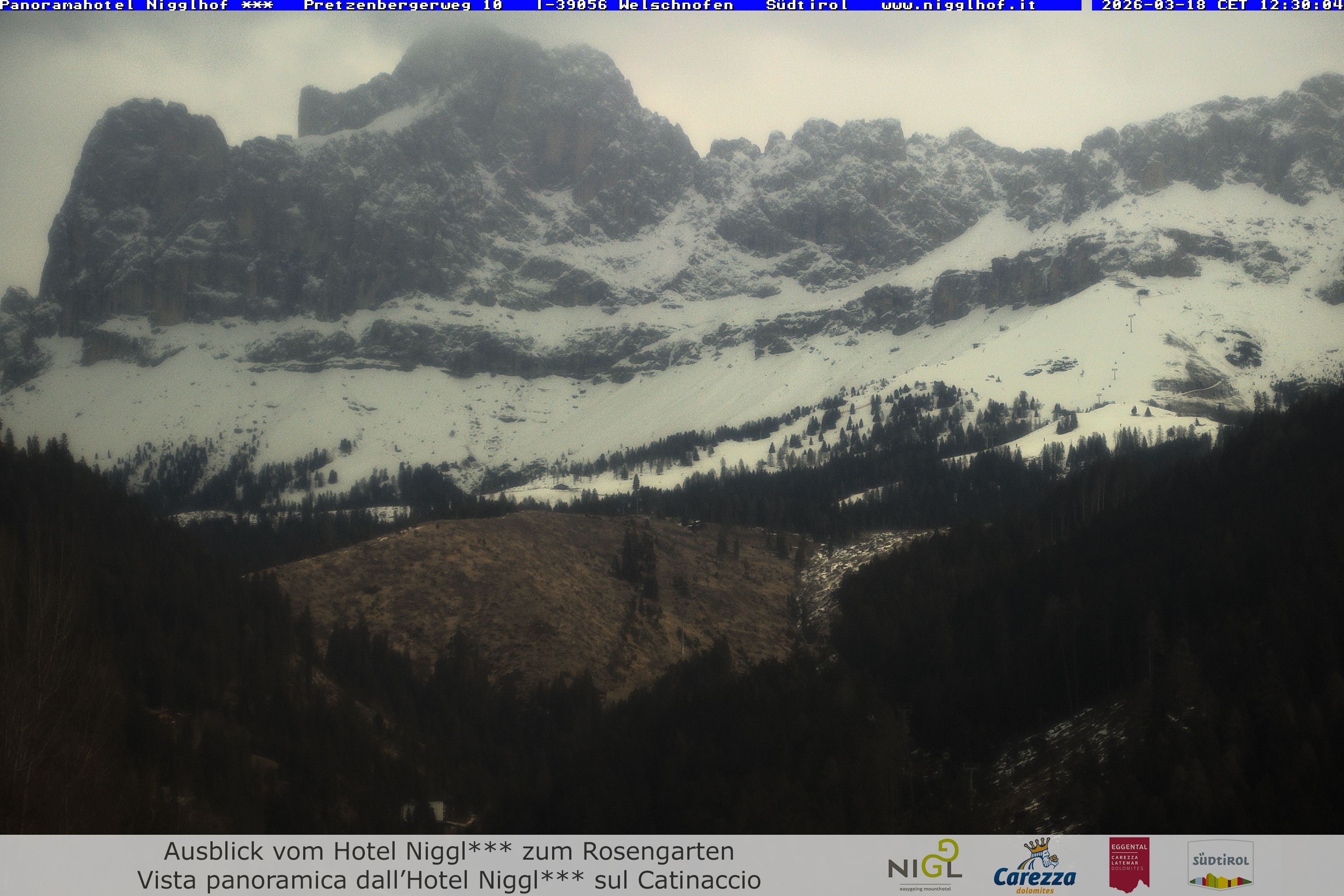 Archiv Foto Webcam Welschnofen: Hotel Nigglhof