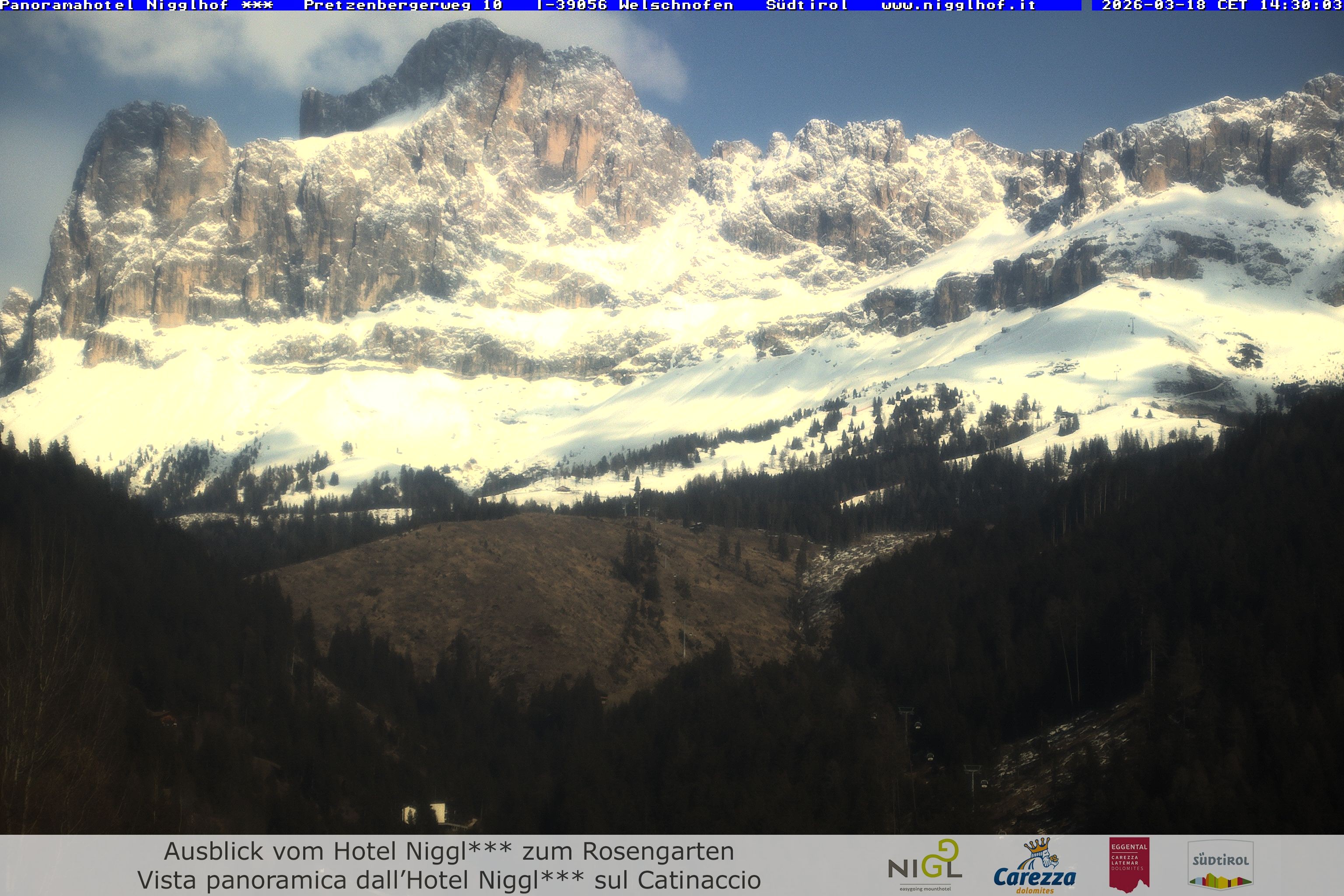 Archiv Foto Webcam Welschnofen: Hotel Nigglhof